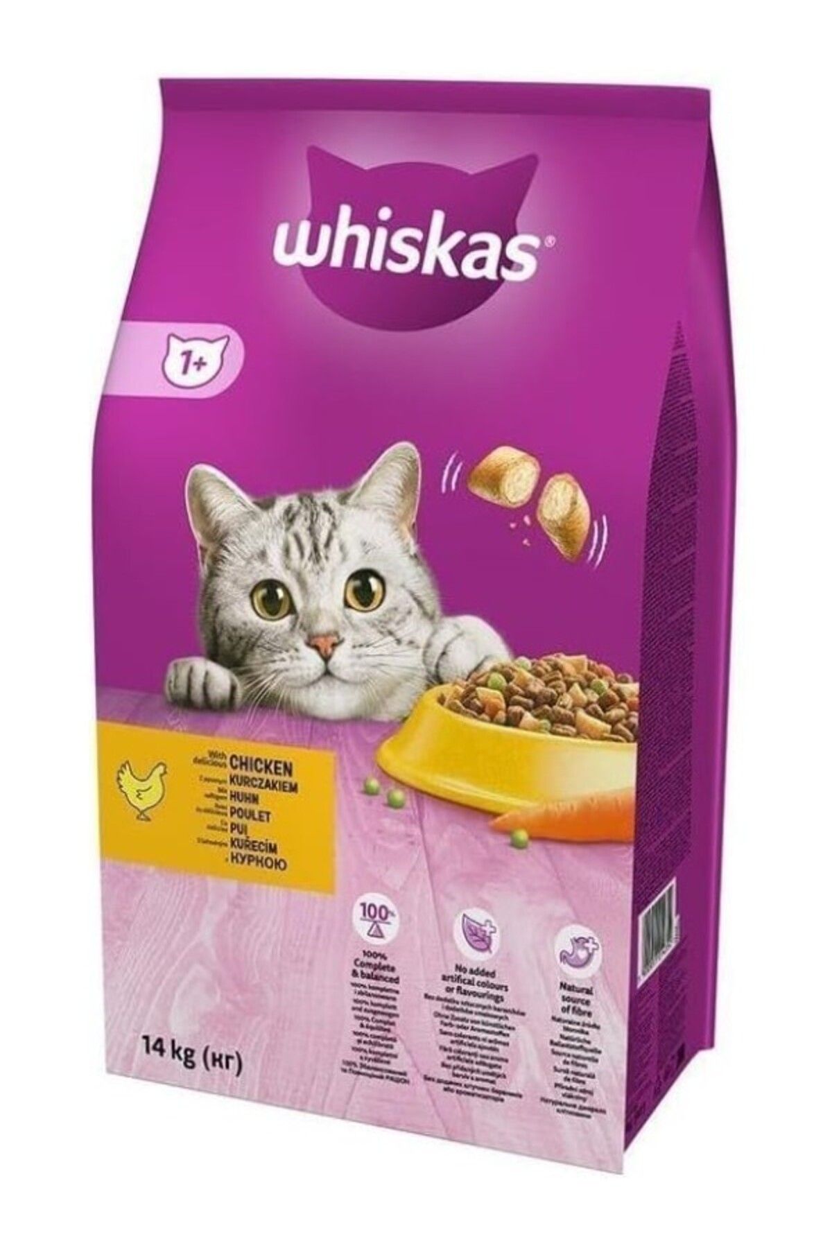 ShopZum Whiskas Tavuklu Kuru Maması, 14 Kg