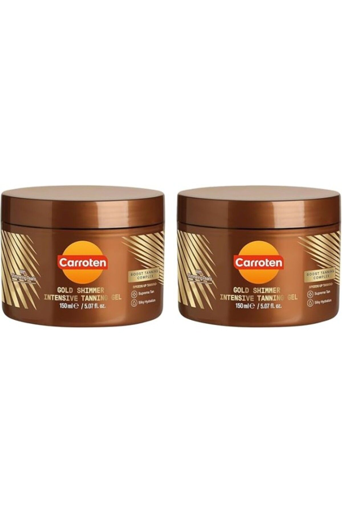 ShopZum Carroten Gold Shimmer Tanning Spf&amp;apos;siz Altın Işıltılı Bronzlaştırıcı Güneş Jeli 150ml