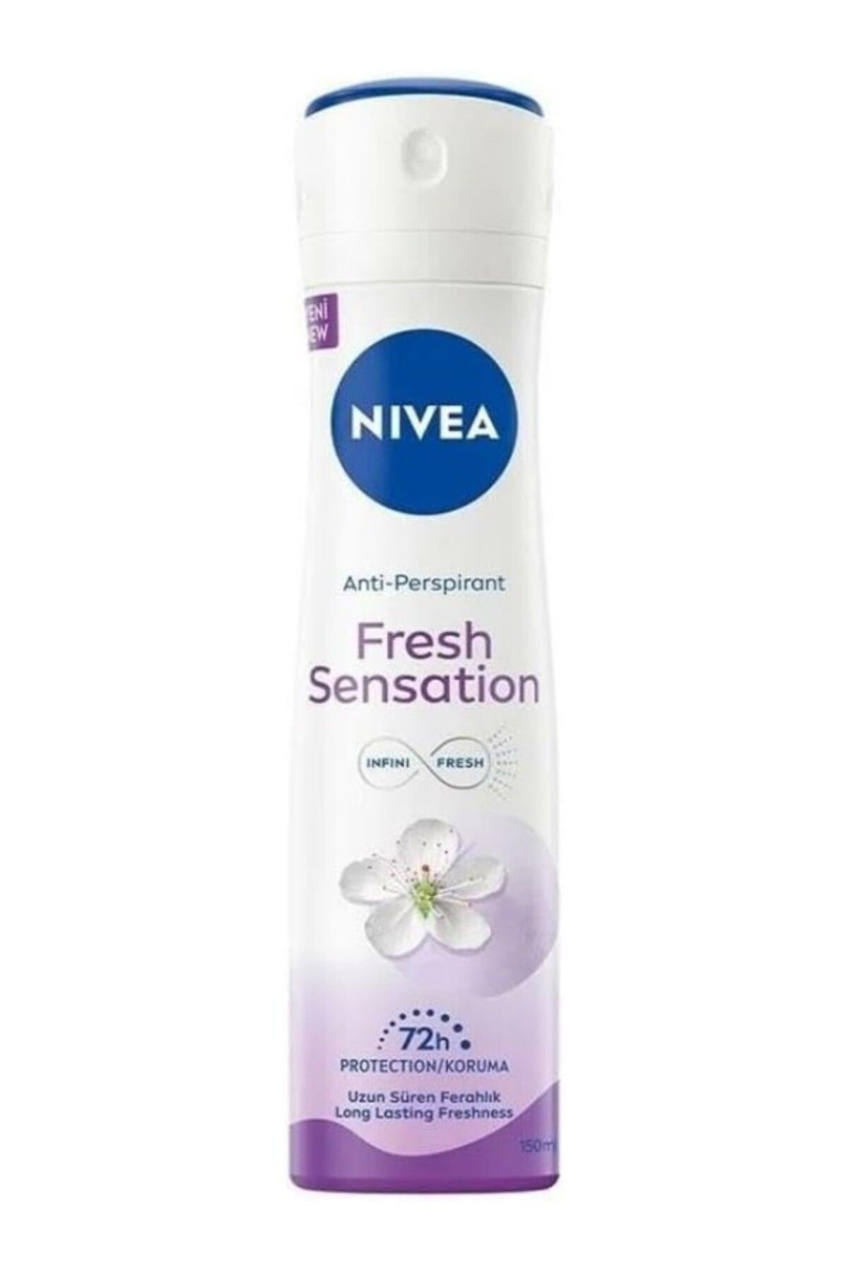 ShopZum Fresh Sensation Kadın Sprey Deodorant 150 Ml,72 Saat Anti-Perspirant Koruma