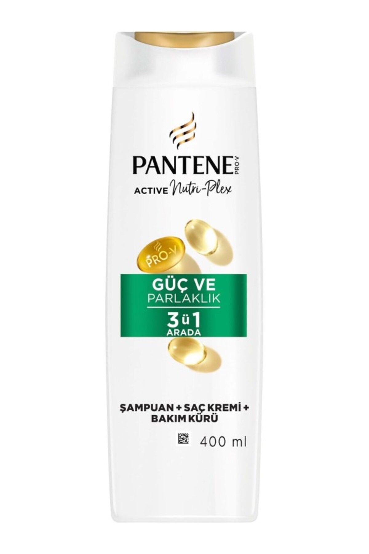 ShopZum Pantene Güç Ve Parlaklık 3&Apos;Ü 1 Arada Şampuan 400 Ml
