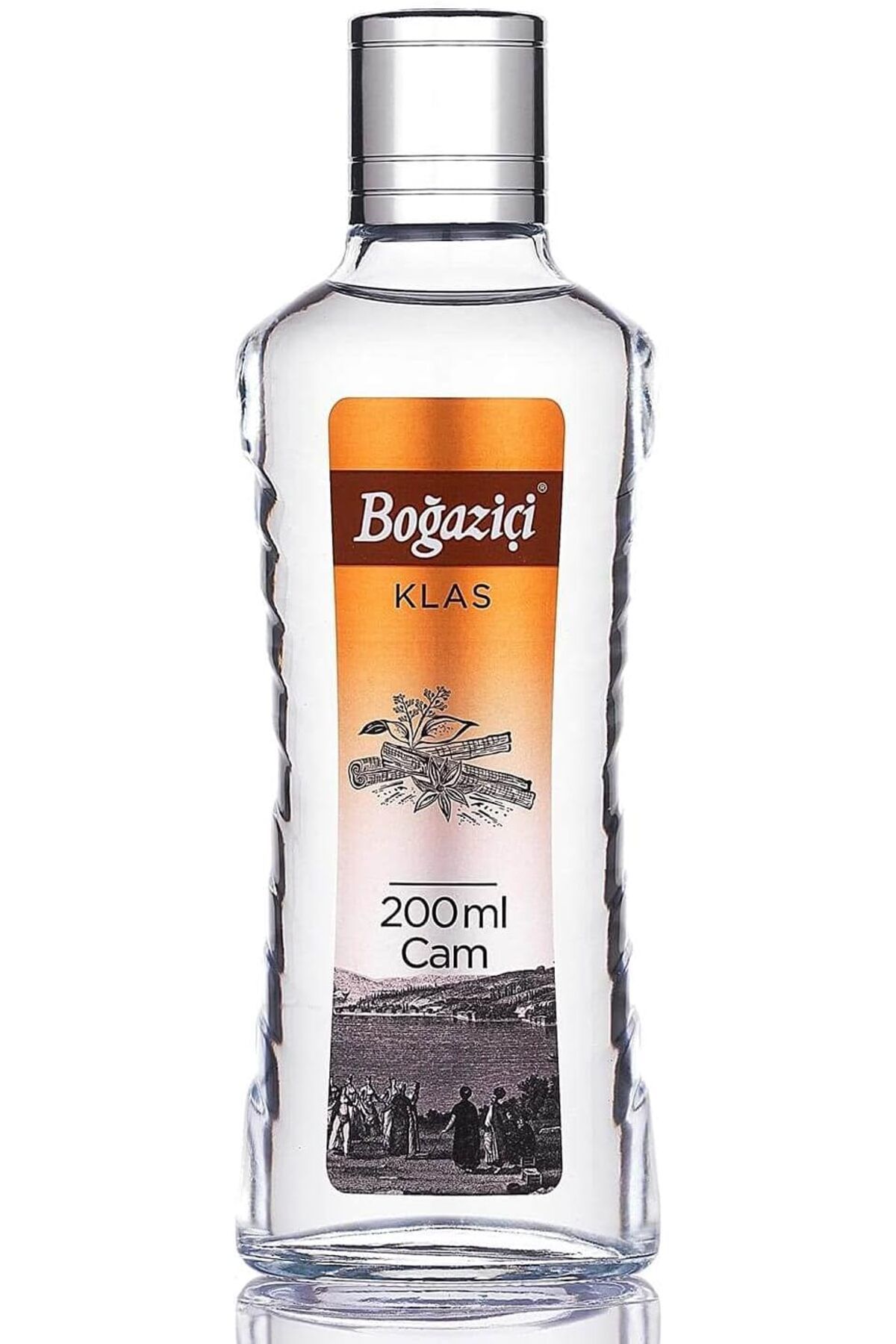 Boğaziçi Kolonya Klas Cam Şişe 200 ml.