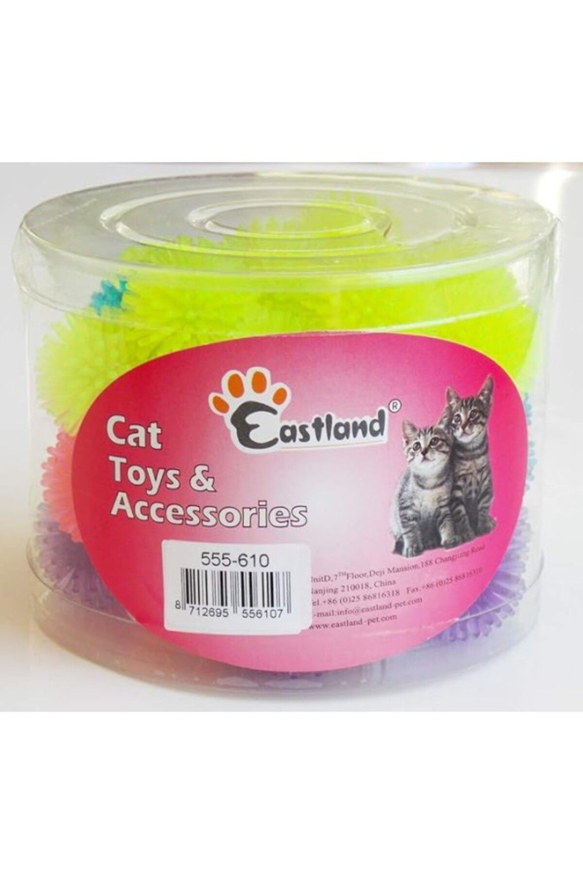 ShopZum Beeztees Eastland 555610 Kediler İçin Oyuncak Top, 3 Cm, 40 Adet