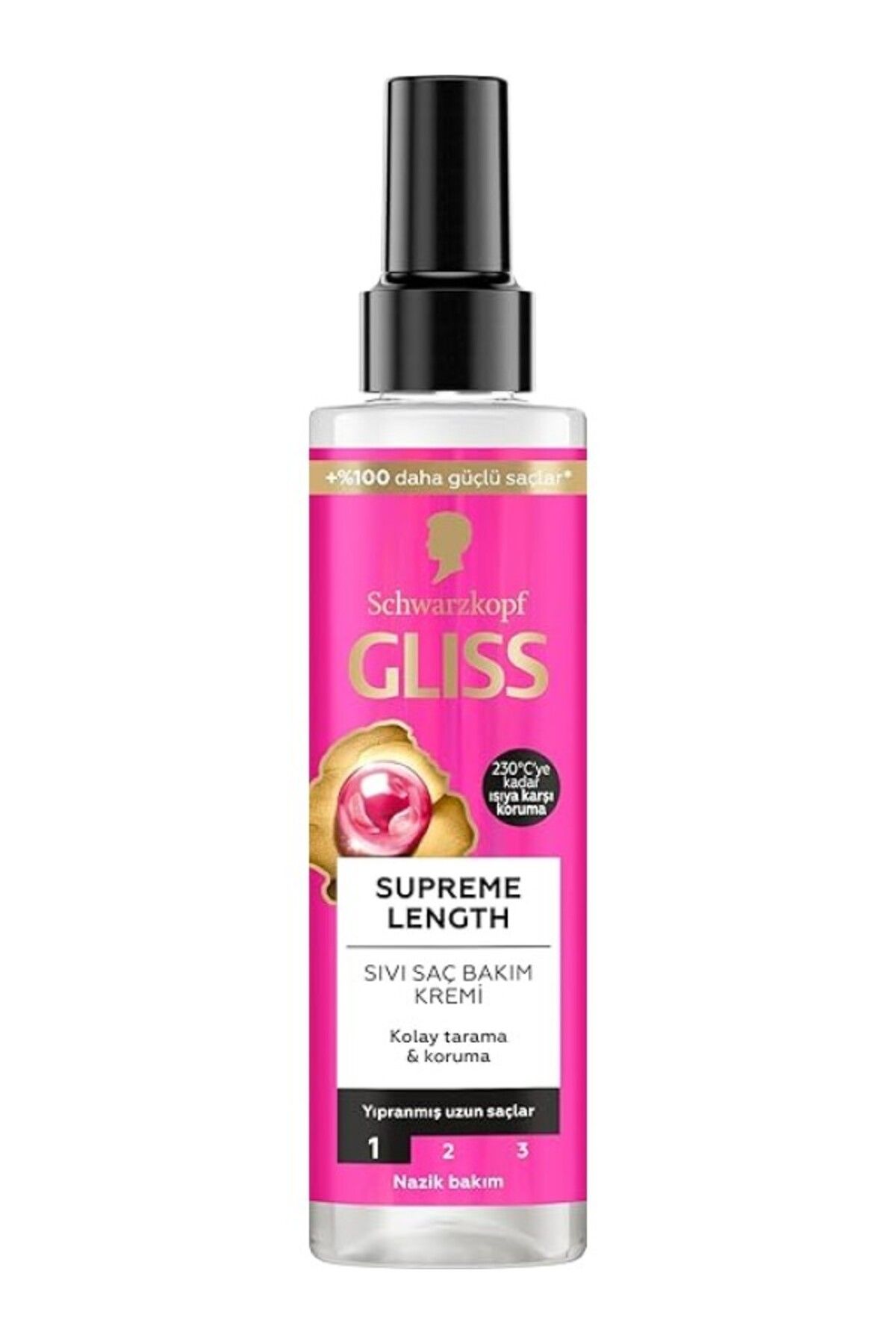 ShopZum Gliss Supreme Length Koruyucu Sıvı Saç Bakım Kremi - Biotin Kompleksi Ve Şakayık Çiçeği Özü Ile 200