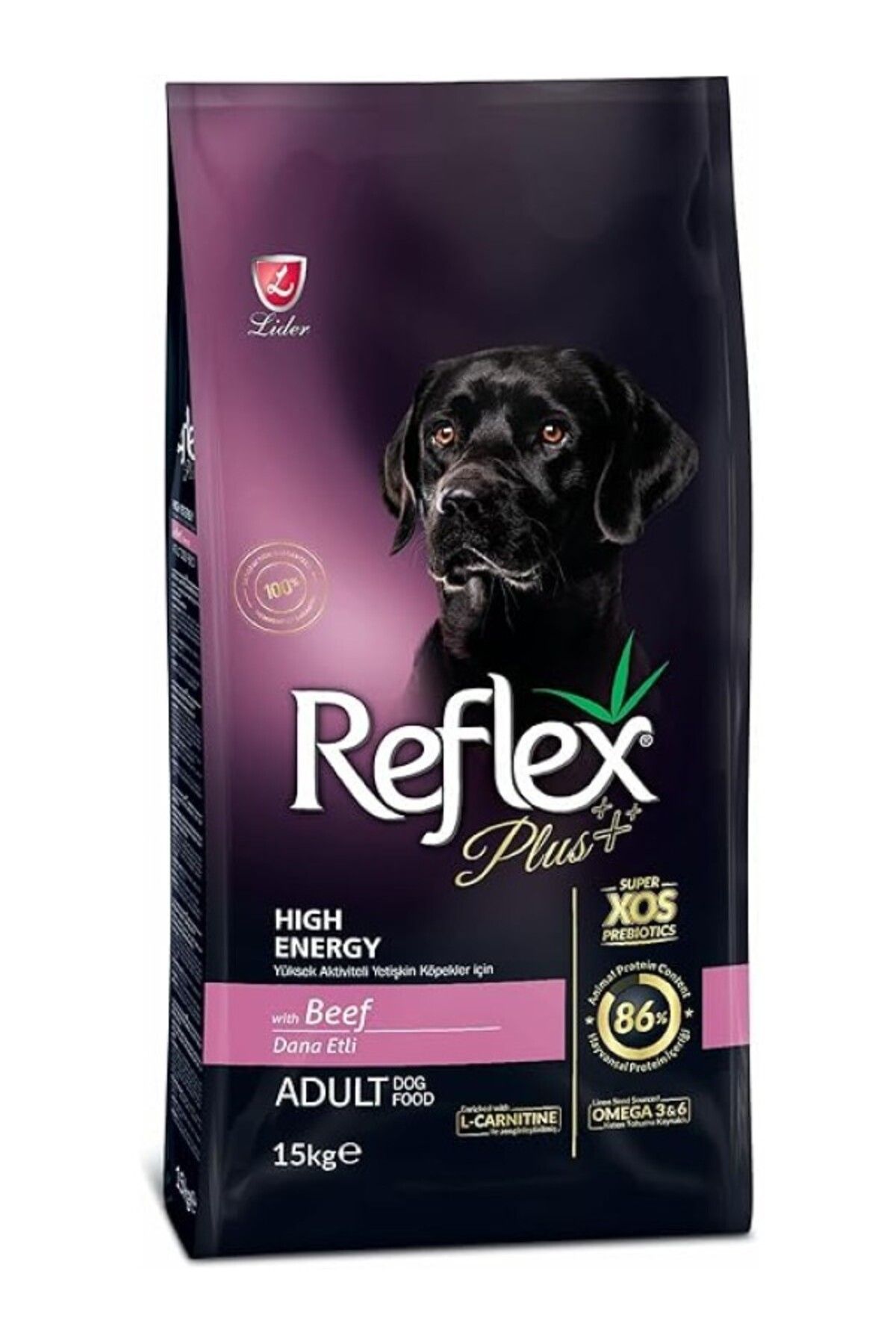 ShopZum Plus Adult Dog High Energy 28/18 Beef, 15 Kg