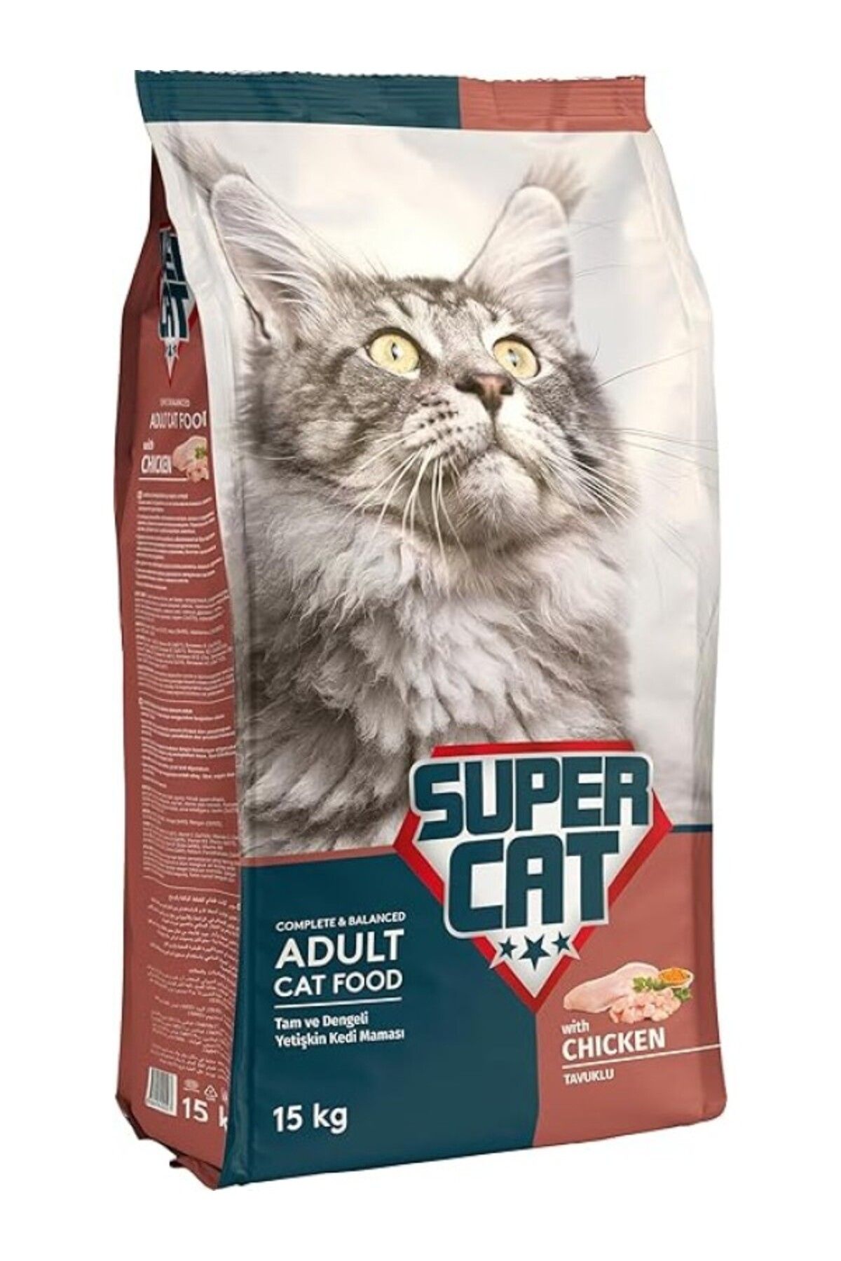 ShopZum Super Cat Tavuklu Yetişkin Kedi Maması 15 Kg