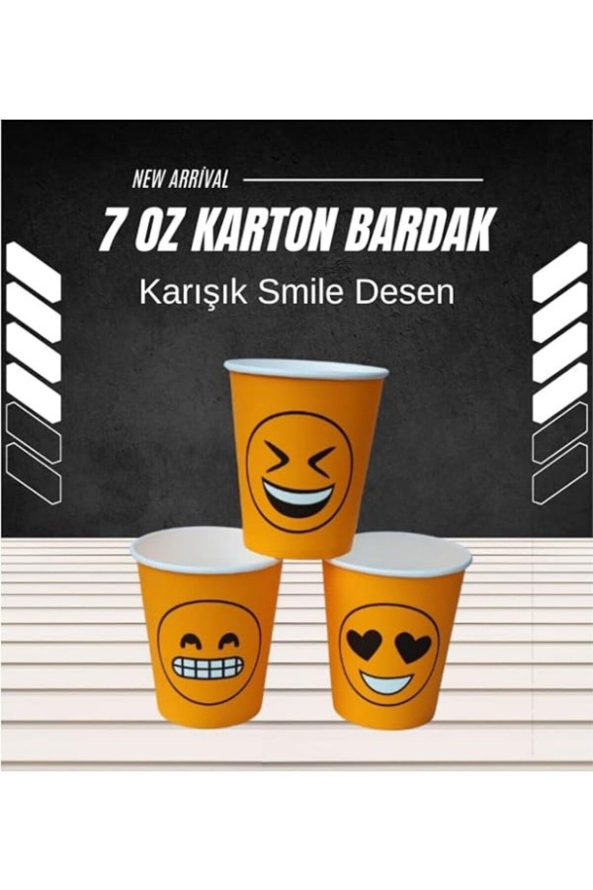 ShopZum Maycup 7 Oz Karton Bardak 1000 Adet Karışık Desen