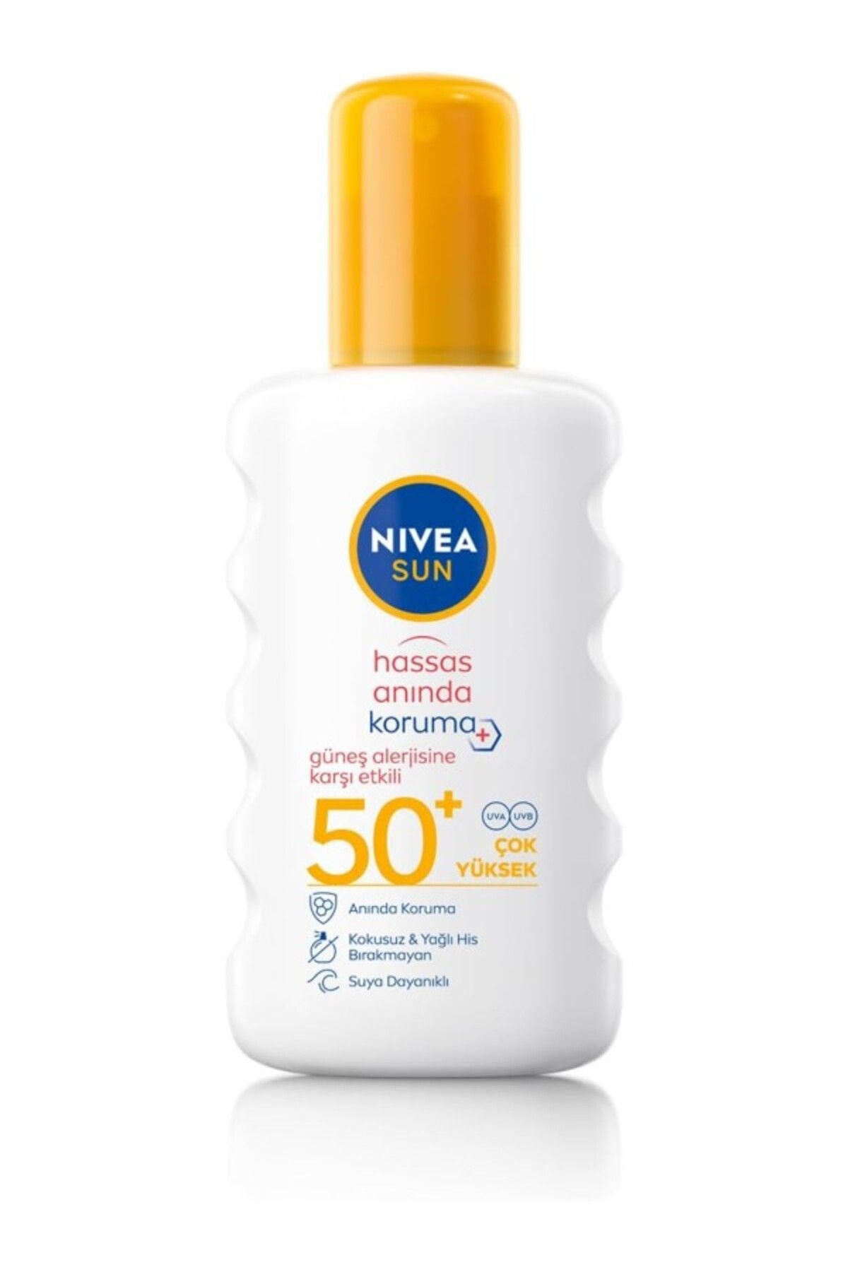 ShopZum Sun Spf50 Anında Koruma Vücut Güneş Spreyi 200Ml, Güneş Alerjisine Karşı Etki, Hassas Cilt