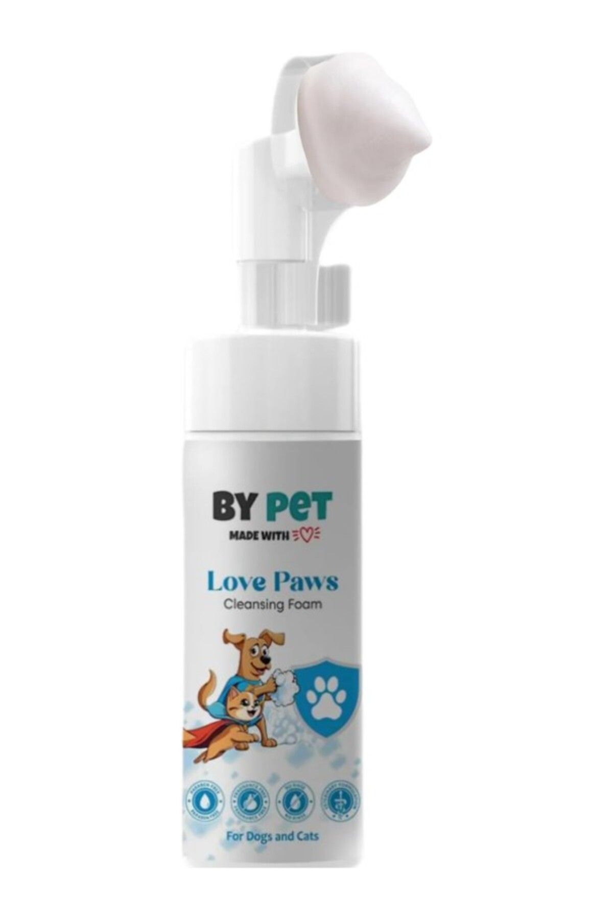 ShopZum Ve Köpek El Ayak Pati Bakım Ve Temizleme Köpüğü (Kuru Şampuan 150 Ml)