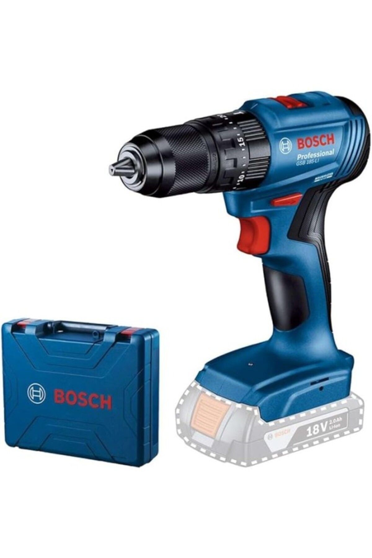 ShopZum Professional Gsb 185-li Akülü Darbeli Delme Vidalama Makinesi (18 Volt, Solo, Yumuşak/sert