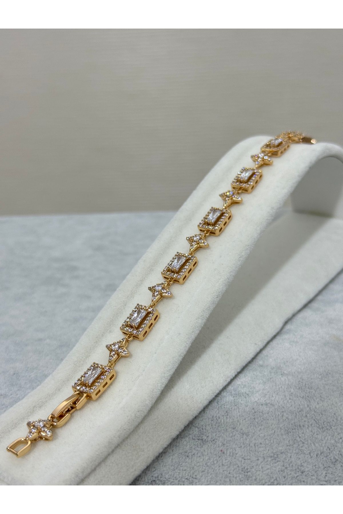 XUPING JEWELRY 316L zirkon taşlı çelik bileklik paslanmaz kararmaz