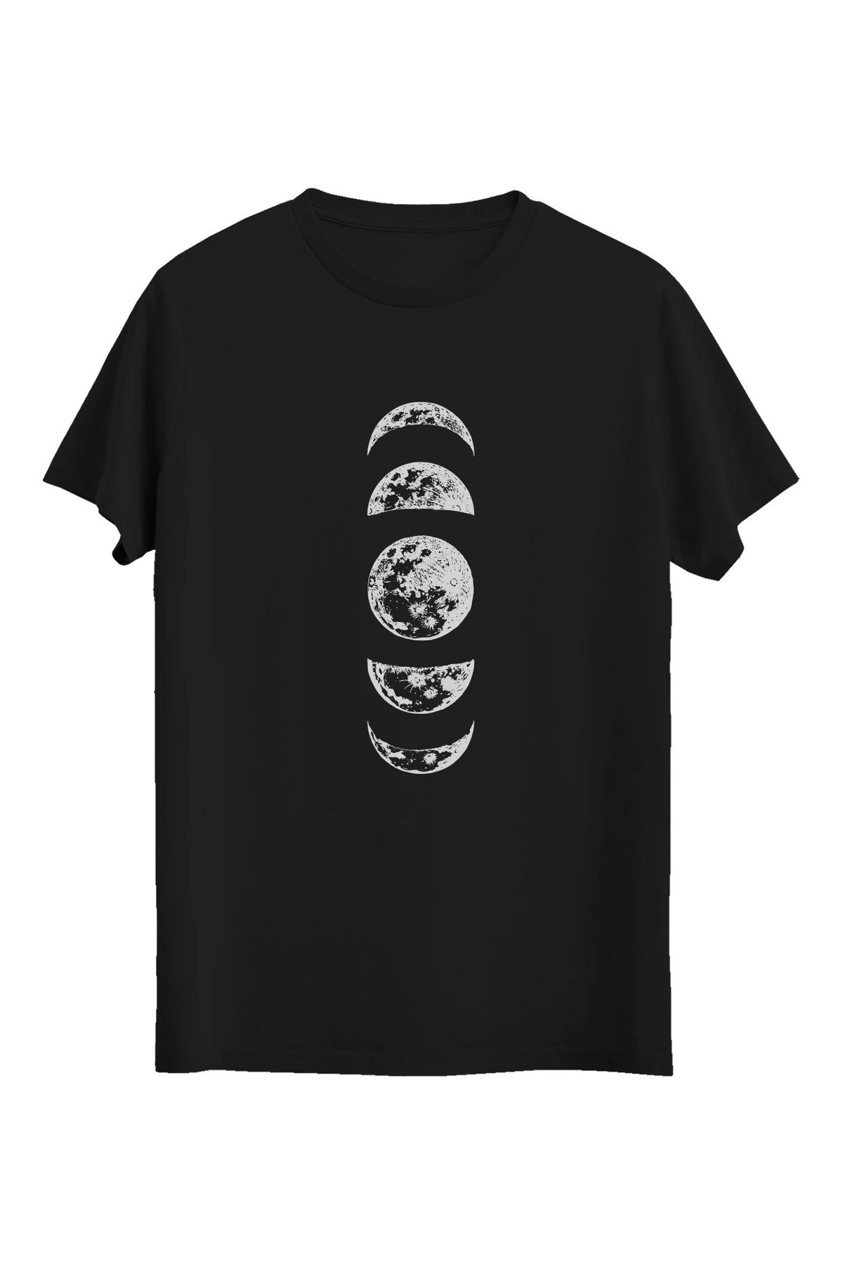 srcmarket Uzay Temalı Tshirt, Gezegenler Baskılı Unisex Tshirt