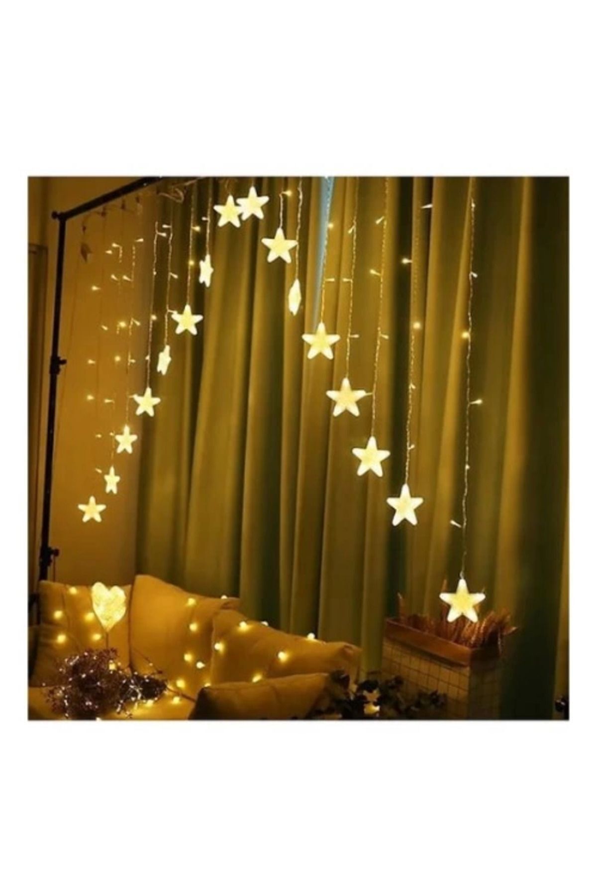 SerenityHaven Yıldız Perde LED