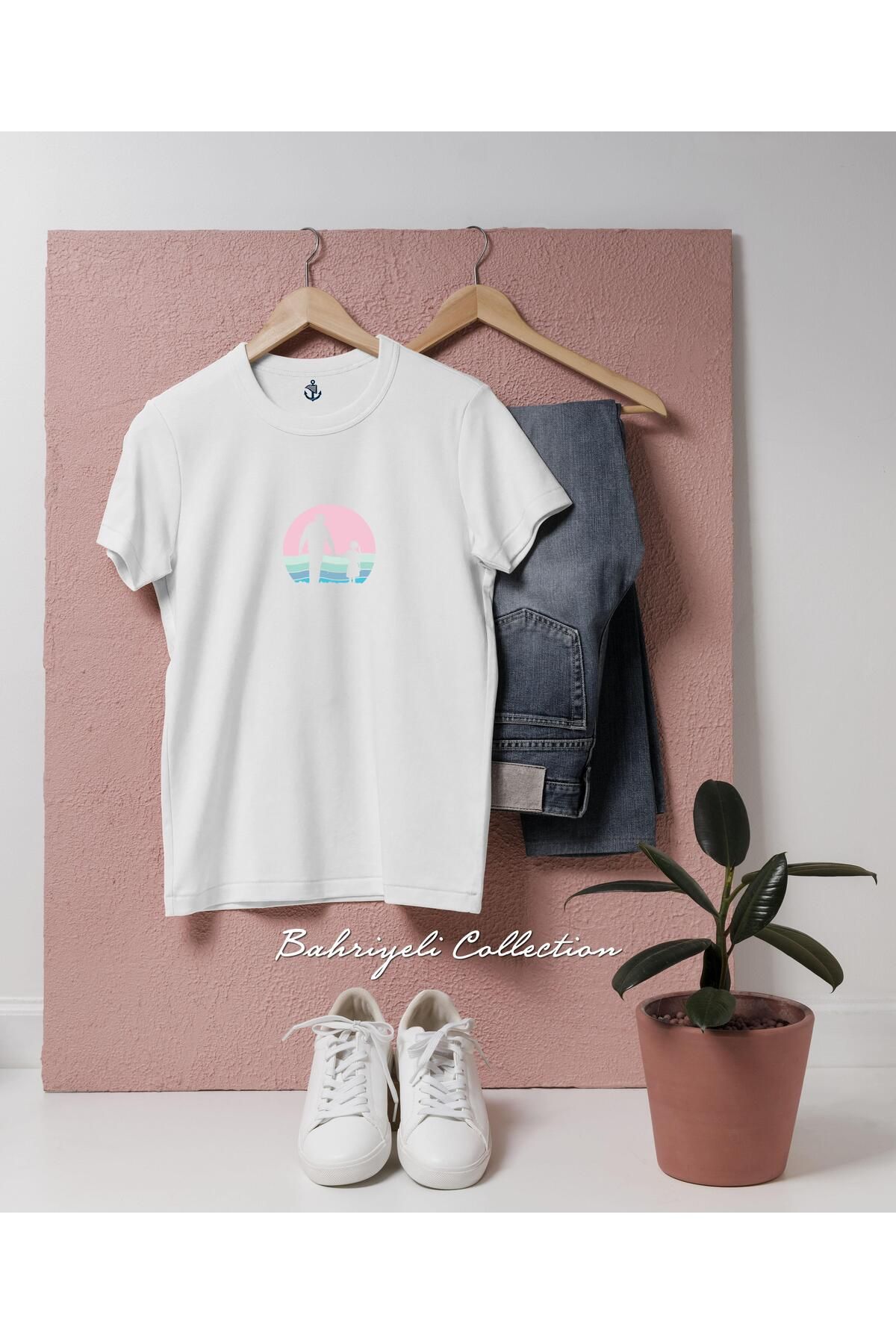 bahriyeli.jpeg Oversize Babalar Günü 4 Özel Tasarımlı Unisex T-Shirt