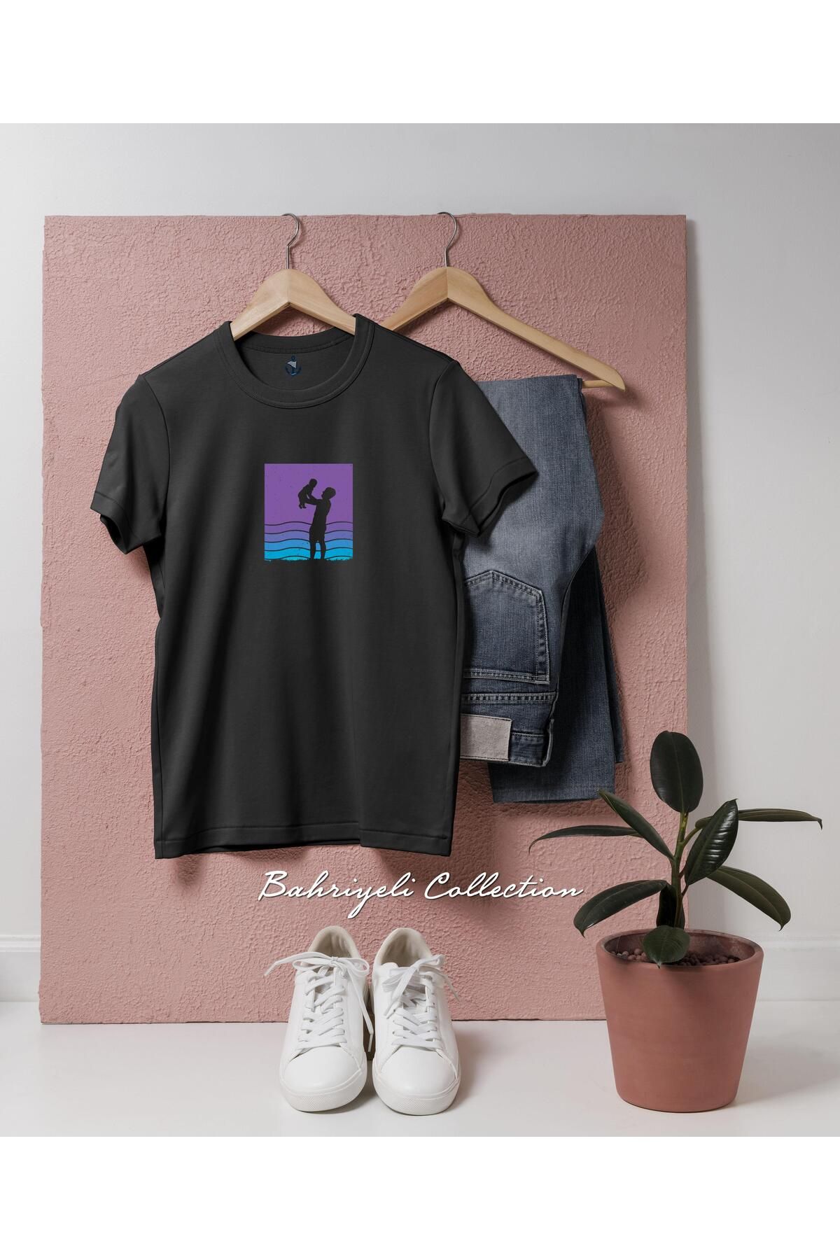 bahriyeli.jpeg Oversize Babalar Günü 5 Özel Tasarımlı Unisex T-Shirt