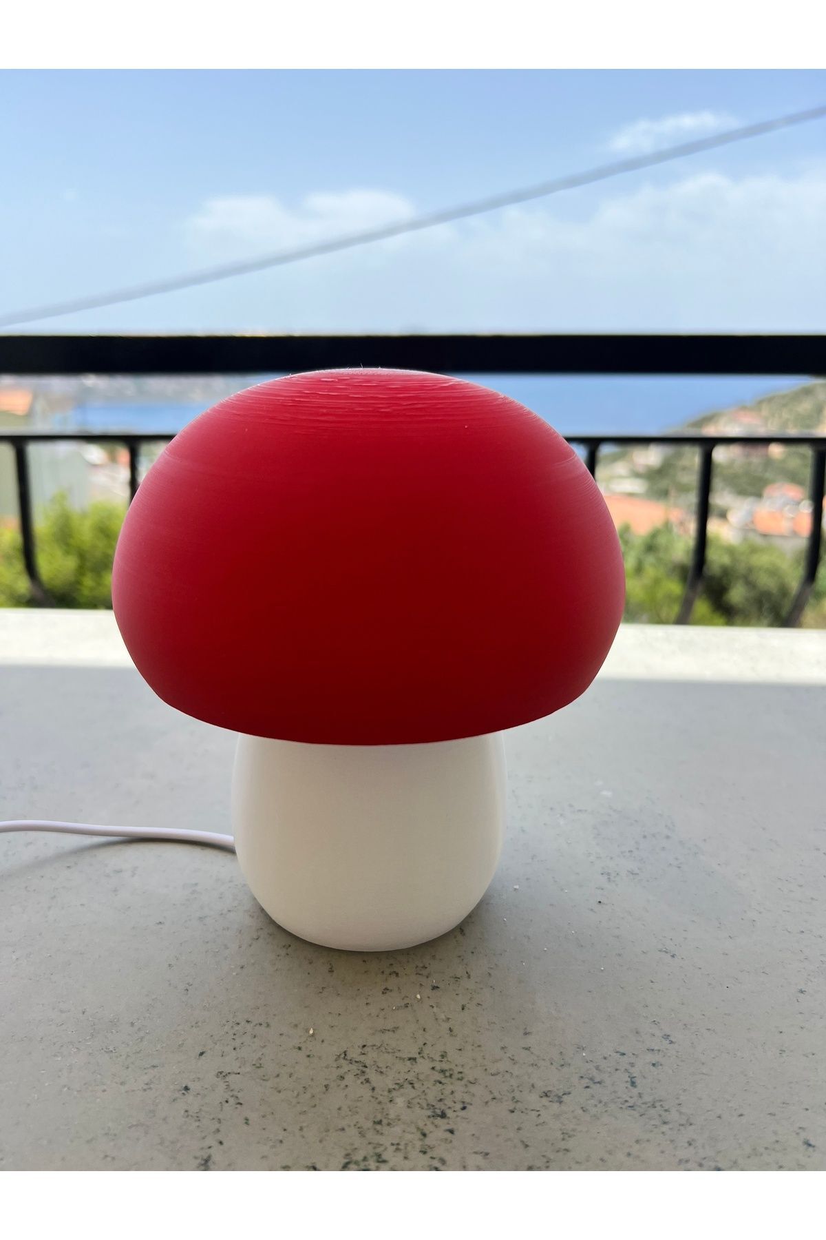 SerenityHaven Dekoratif Mantar Led Lamba
