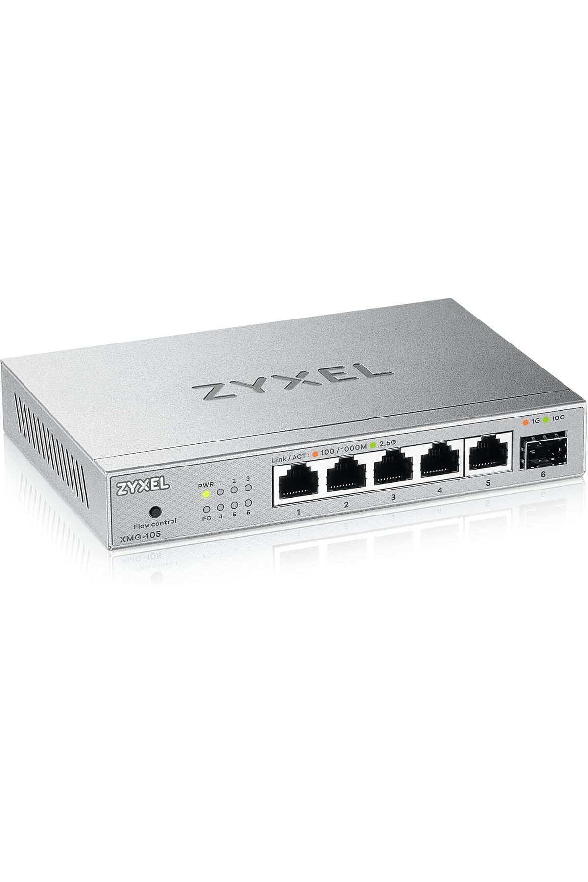 yenibagshop 5-Port 2.5G Multi-Gig Unmanaged Switch | 1 x 10G SFP+ | Desktop/Wall Mount