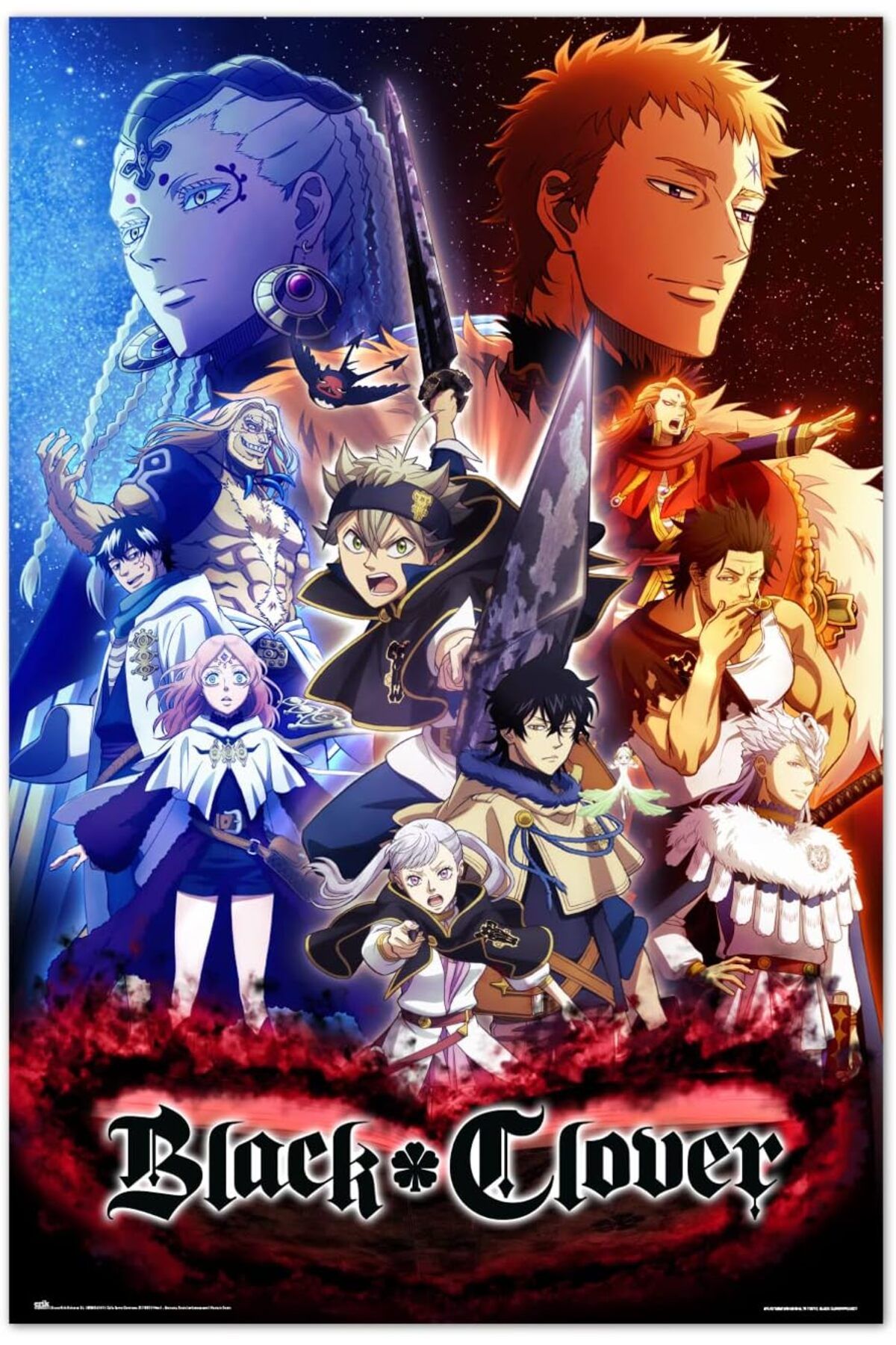 GRUPO ERIK BLACK CLOVER CHARACTERS MAXI POSTER