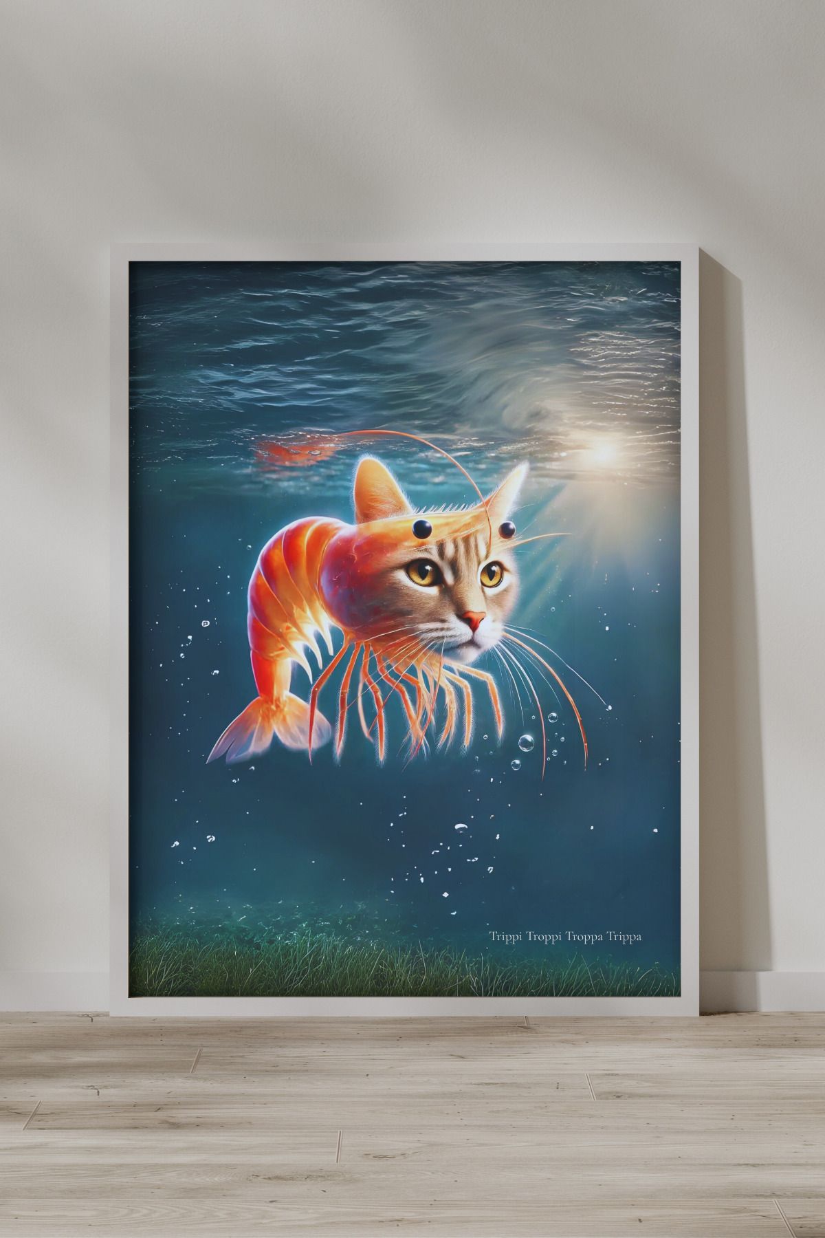 FGHGF Trippi Troppi Troppa Trippa Çerçevesiz Poster & Duvar Tablosu