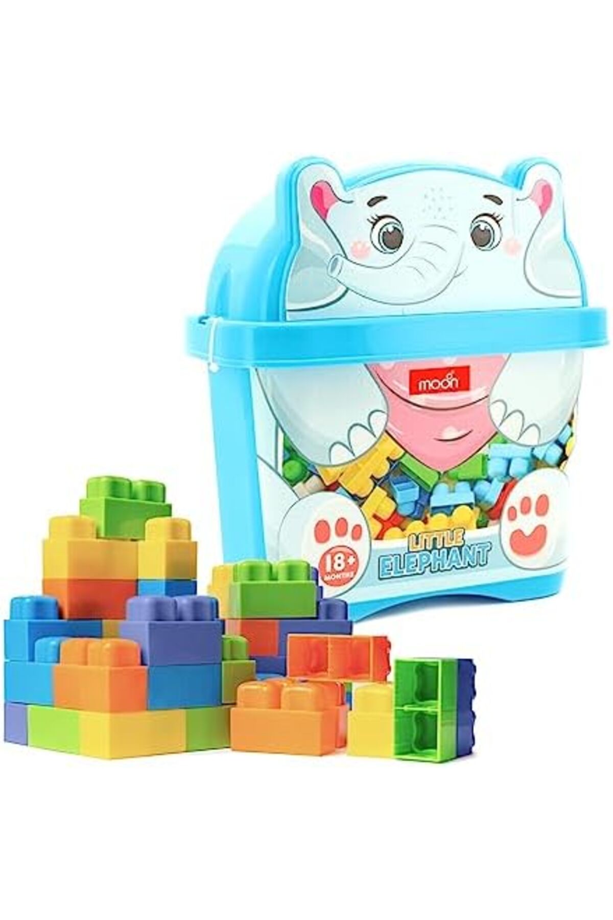 بلاکهای خلاقانه اسباببازی مون برند برای کودکان - ۳۰ عددی