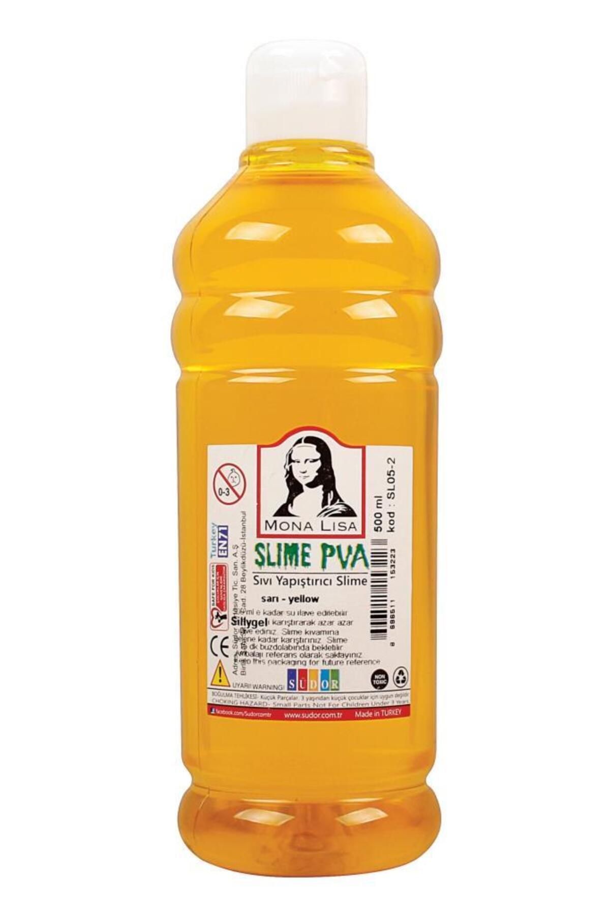 Südor Slime Sıvı Yapıştırıcı 500 Ml. Sarı Sl-05-2