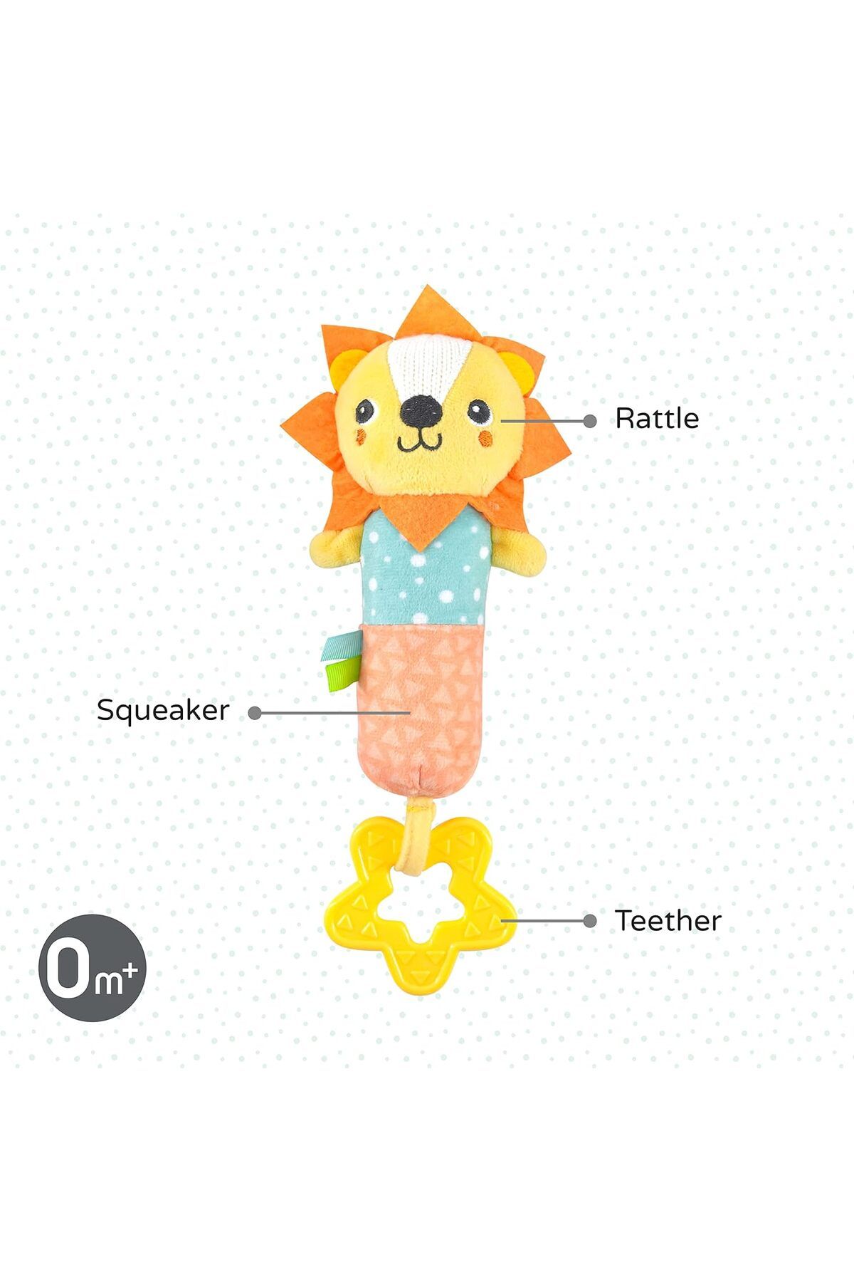 Moon-Soft Rattle Plush Toy: Explore the Vibrant Forest with Adorable Animal Characters 3