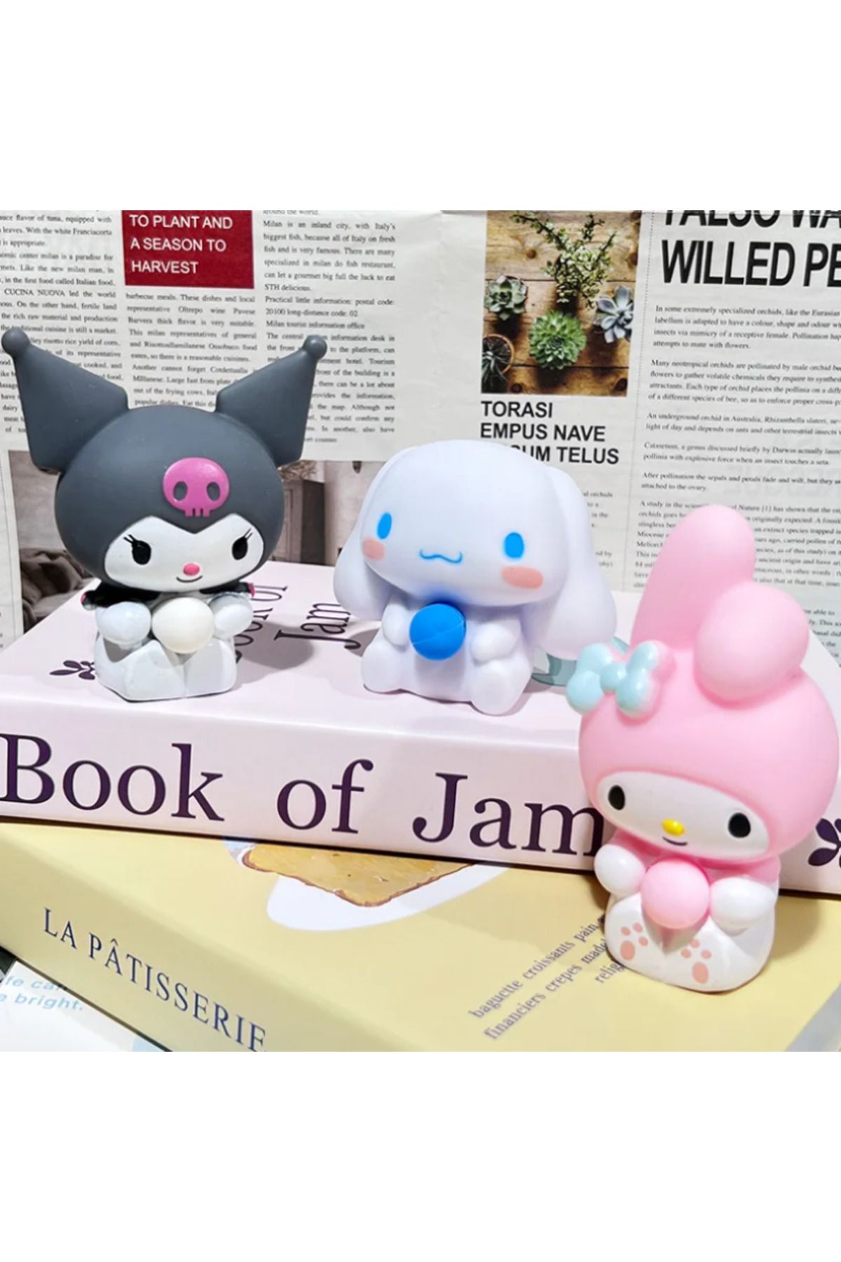 Bizde Ne Yok ki Kuromi Hello Kitty 3 Adet-taba Sukuşi - Stres Oyuncak (3 Adet Görselde ki Modeller Gönderilir )