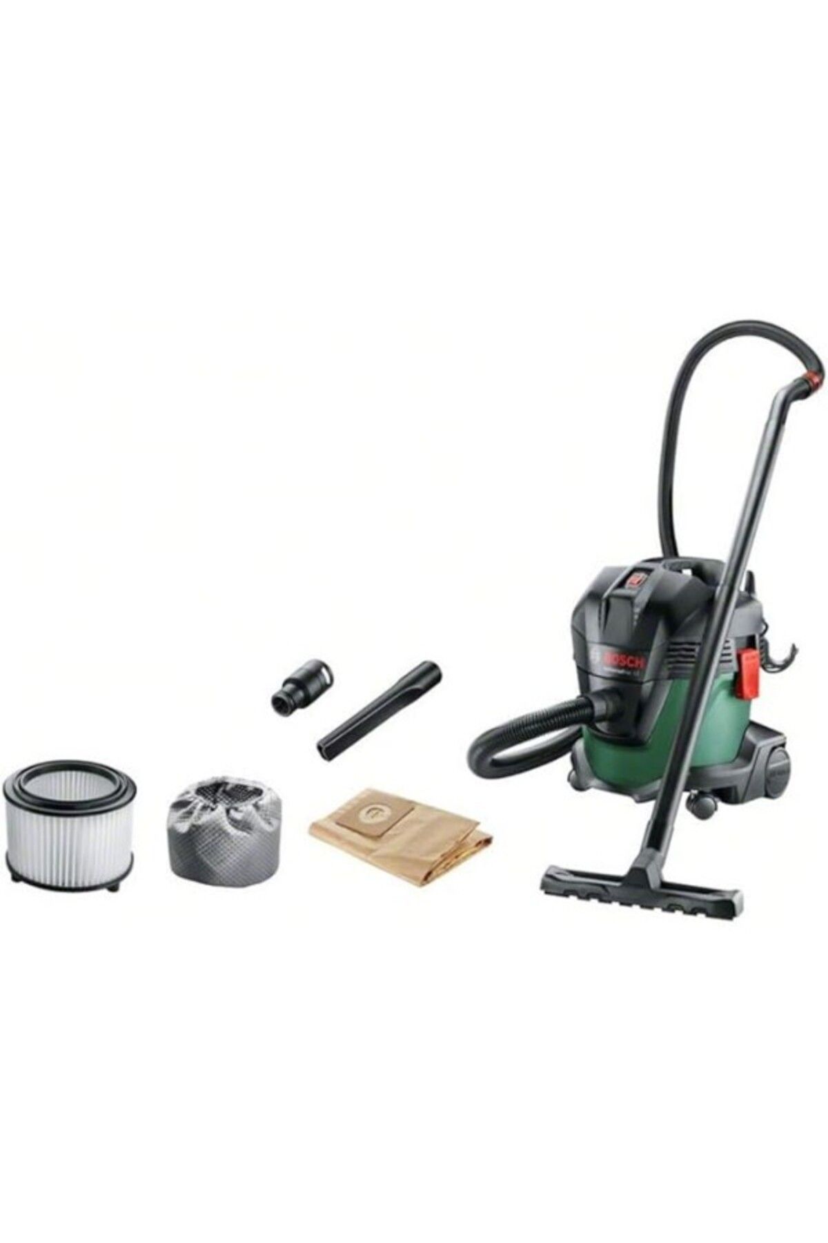 ShopZum Bosch Universalvac 15 Islak Ve Kuru Toz Emme Makinesi, 1000 Watt, Kutuda, Siyah