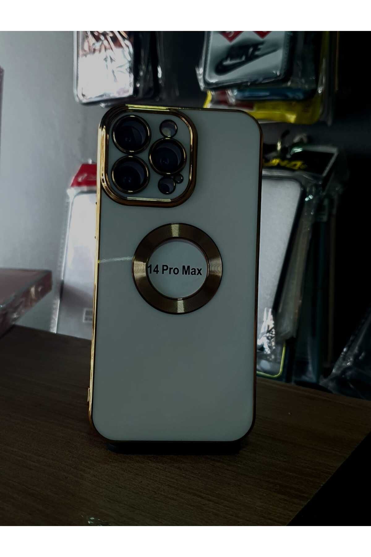 shop İPHONE 14 PRO MAX ALTIN KENARLI KILIF