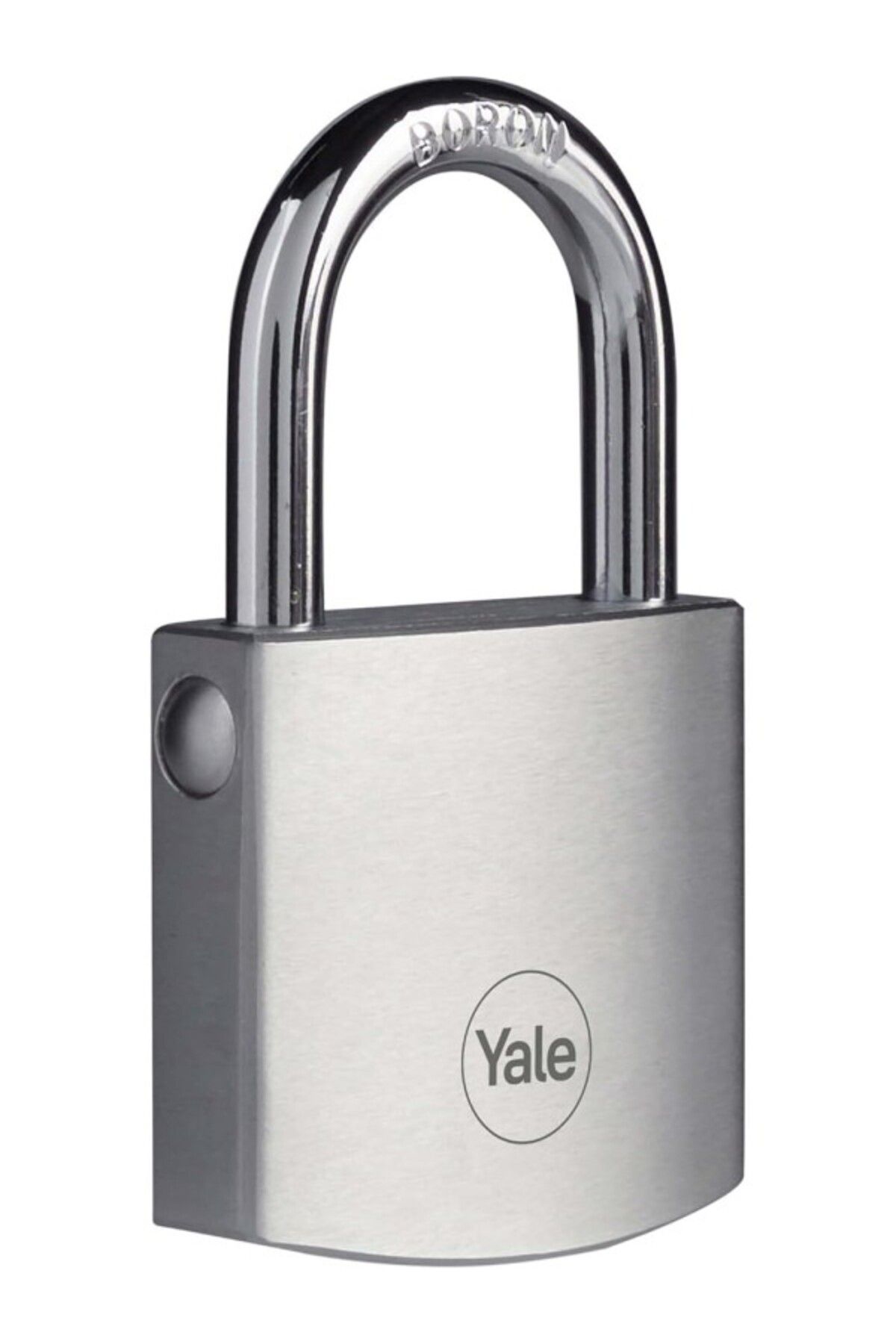 ShopZum Yale Y120B/40/125/1 - 40 Mm Dmu Krom Kaplamalı Asma Kilit - Yüksek Koruma - Boron Halka - 3 Anahtar