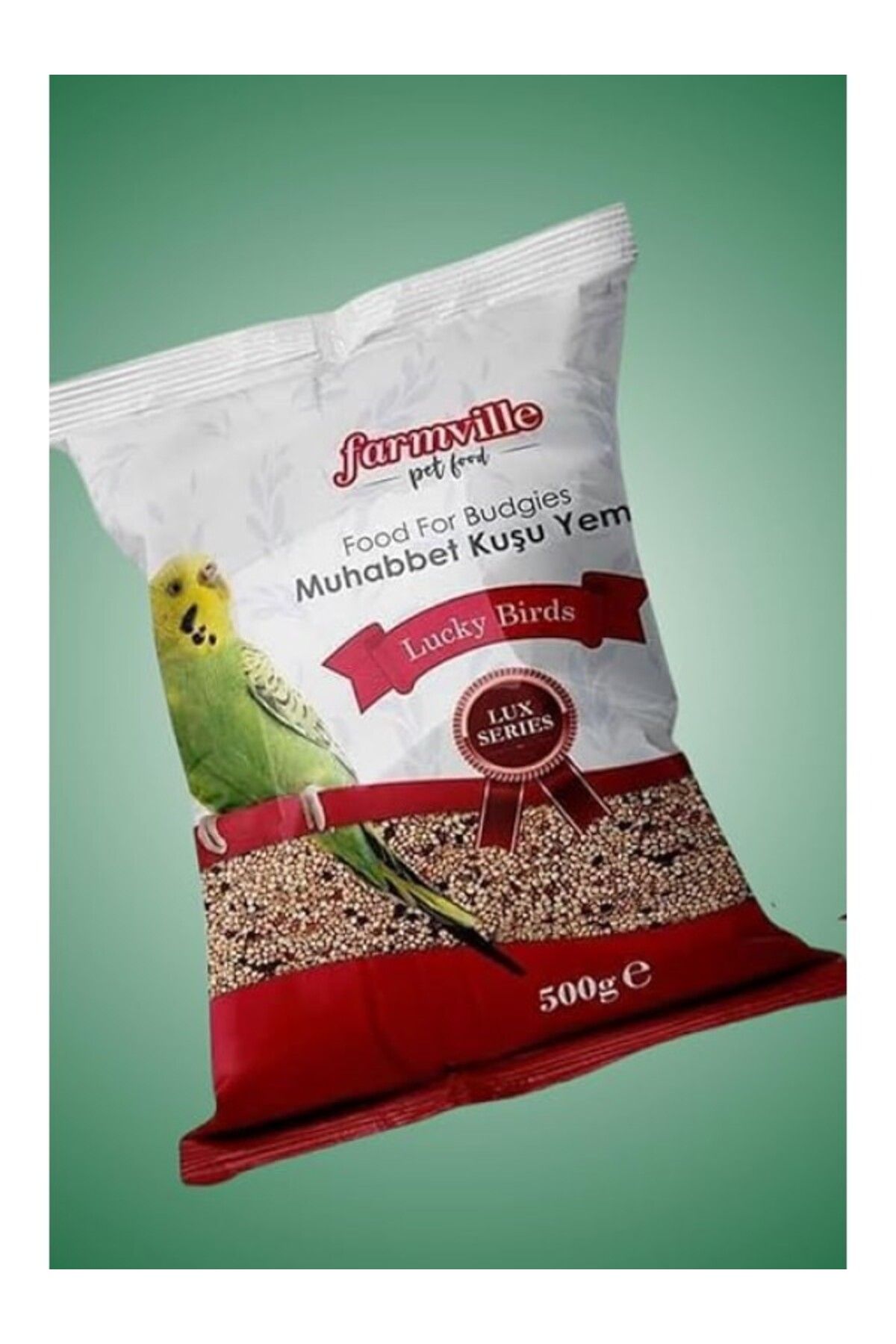 ShopZum Bypet Farmville 5 Karışımlı Lux Muhabbet Kuşu Yemi 500 Gr