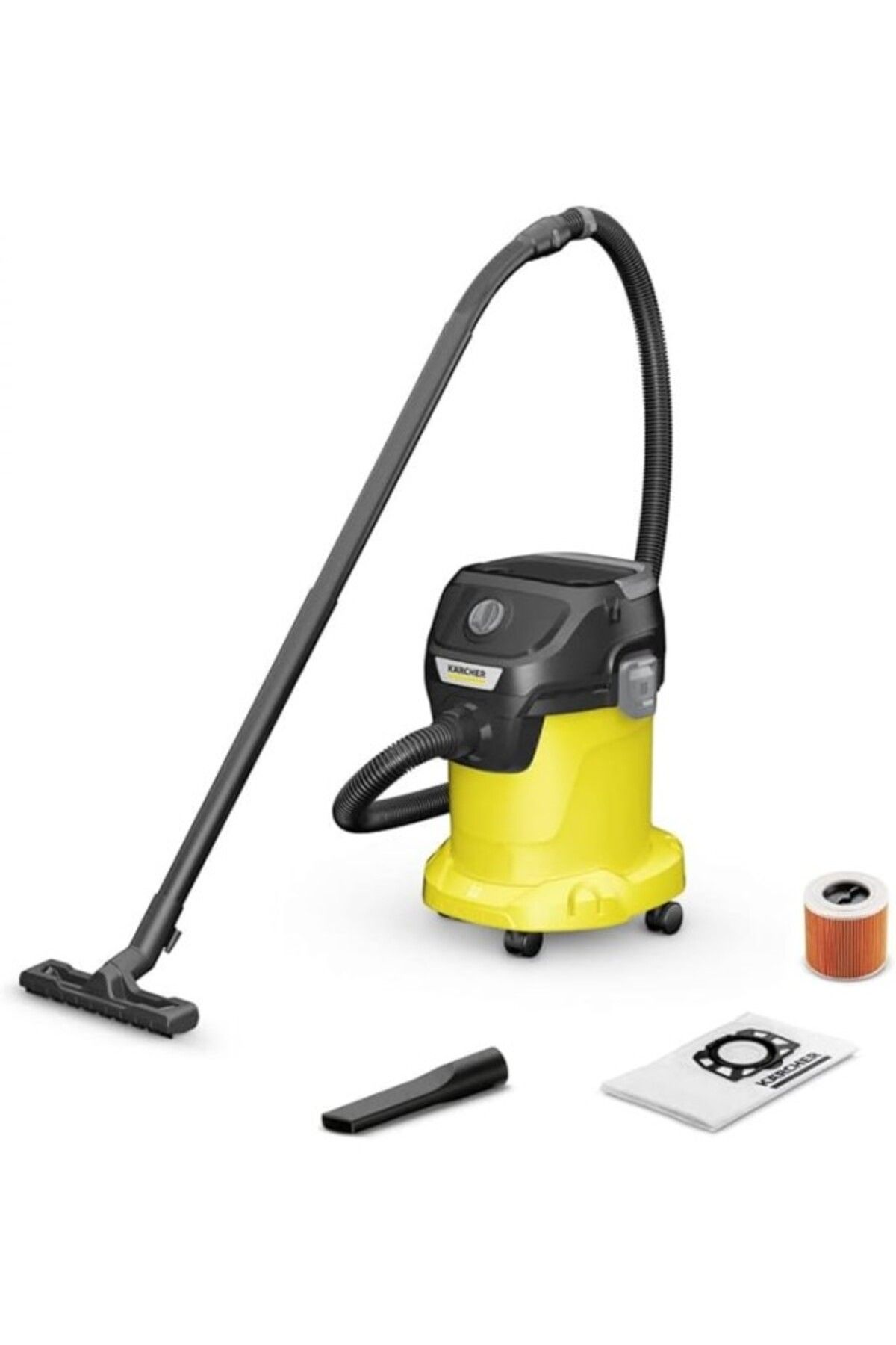 ShopZum Karcher Kärcher Kwd 3 V-17/4/20 Islak Kuru Elektrikli Süpürge, Üfleme Fonksiyonlu, 1000 W, 17 L