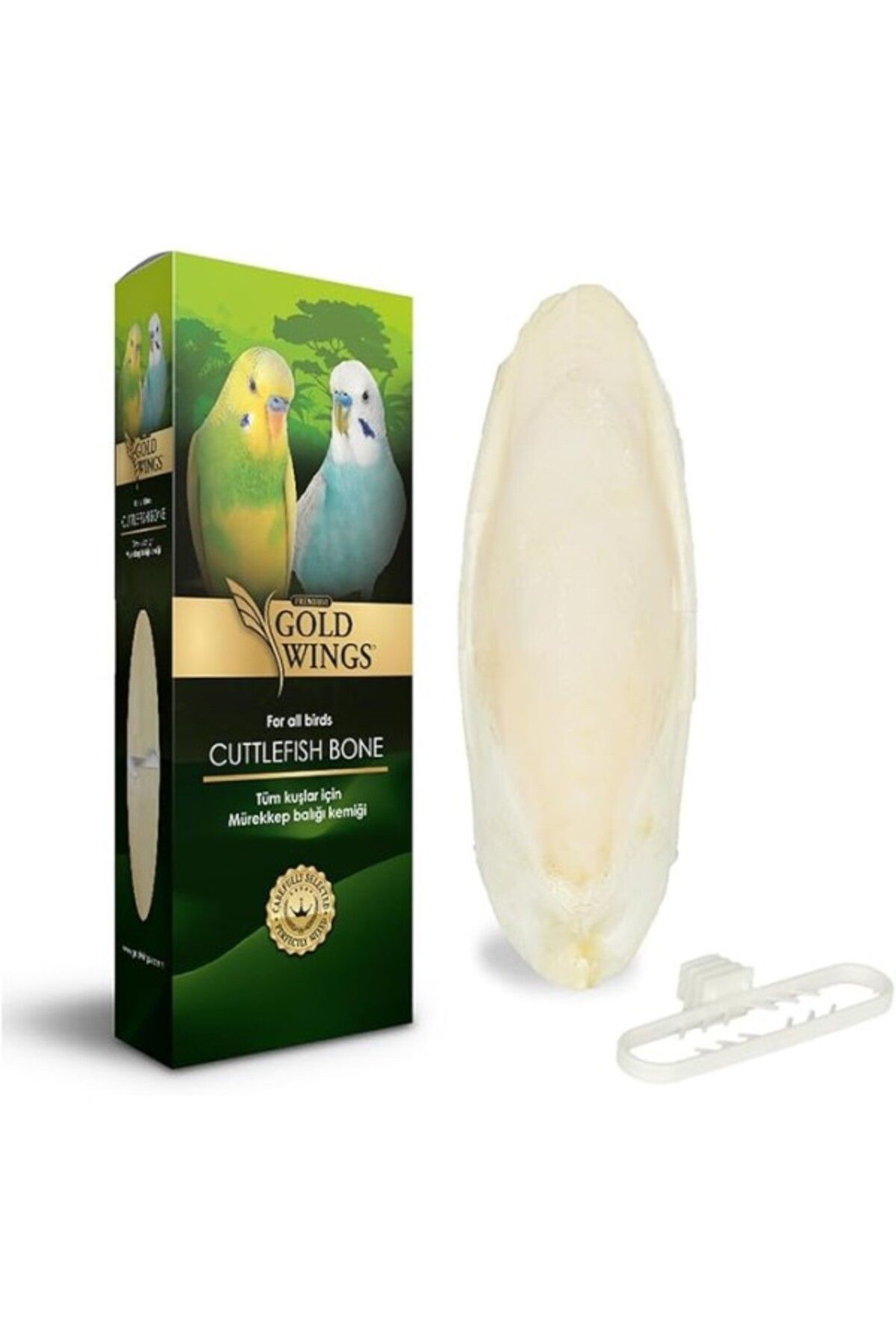 ShopZum Gold Wings Premium Mürekkep Balığı Kemiği Küçük, 40 Gr