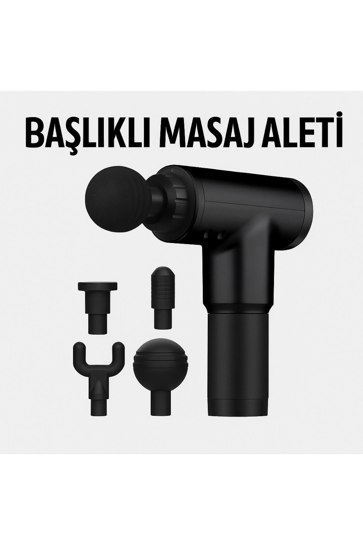 Aragetirsin 4 Başlıklı Masaj Aleti – Derin Doku Kas Rahatlatıcı Cihaz