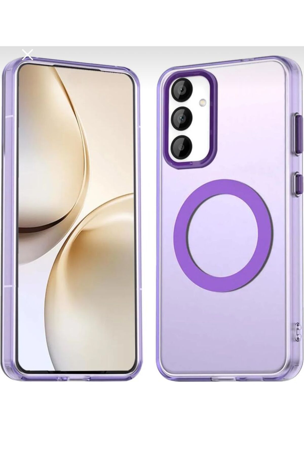 BerTech MED Samsung Galaxy A26 Kılıf Kamera Çıkıntılı Mat Magsafe Özellikli Kenarları Renkli Premium Sert Kapak