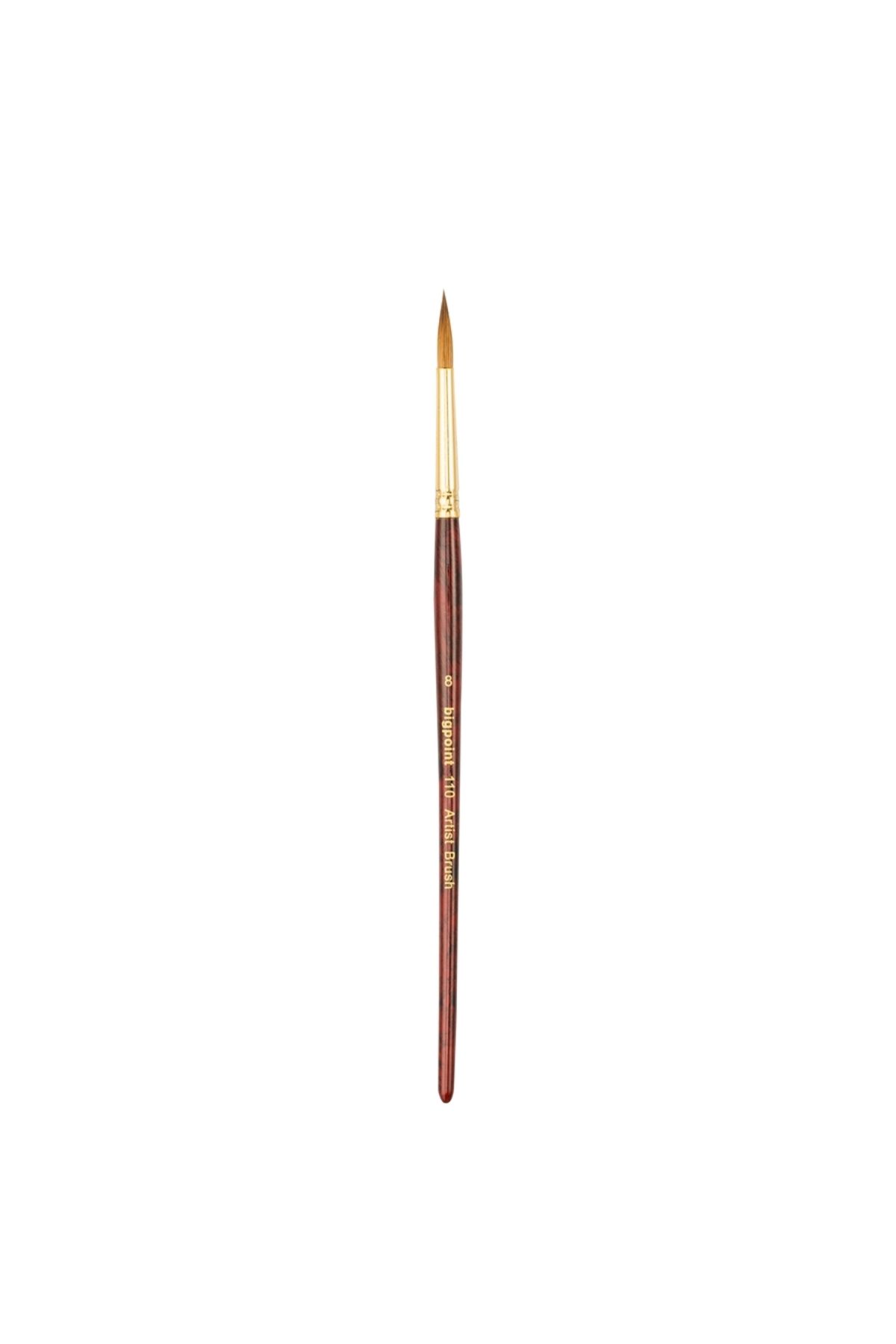 Bigpoint-110 Series Sable Kolinsky Round Brush No: 8 Box of 12 2