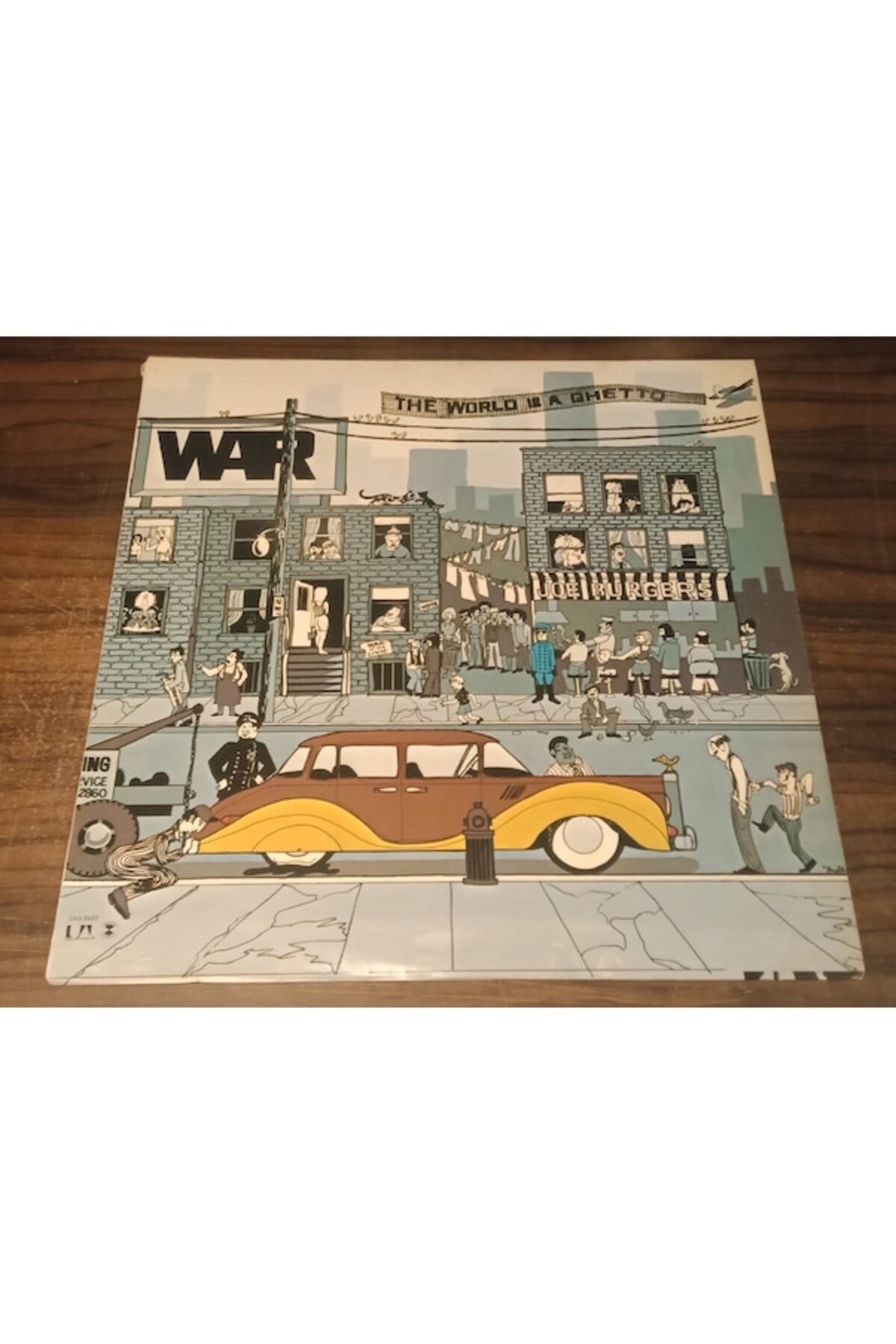Ege Kitap ve Plak Evi War - The World İs A Ghetto , Lp 1972 Funk