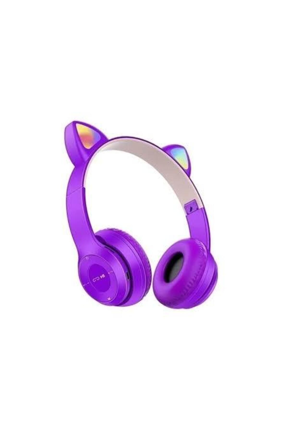 Mi7a P47M Katlanabilir Bluetooth Kablosuz Kedi Kulaklık