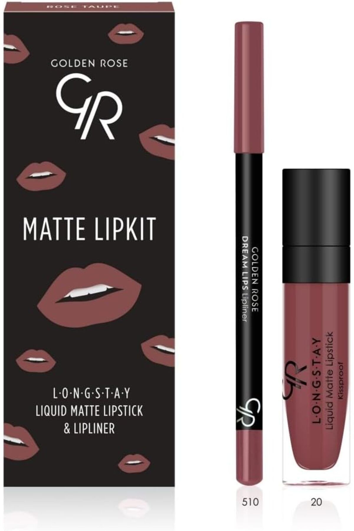 Golden Rose Gr Matte Lıp Kıt No: Rose Taupe 1 Paket (1 x 1 Adet)