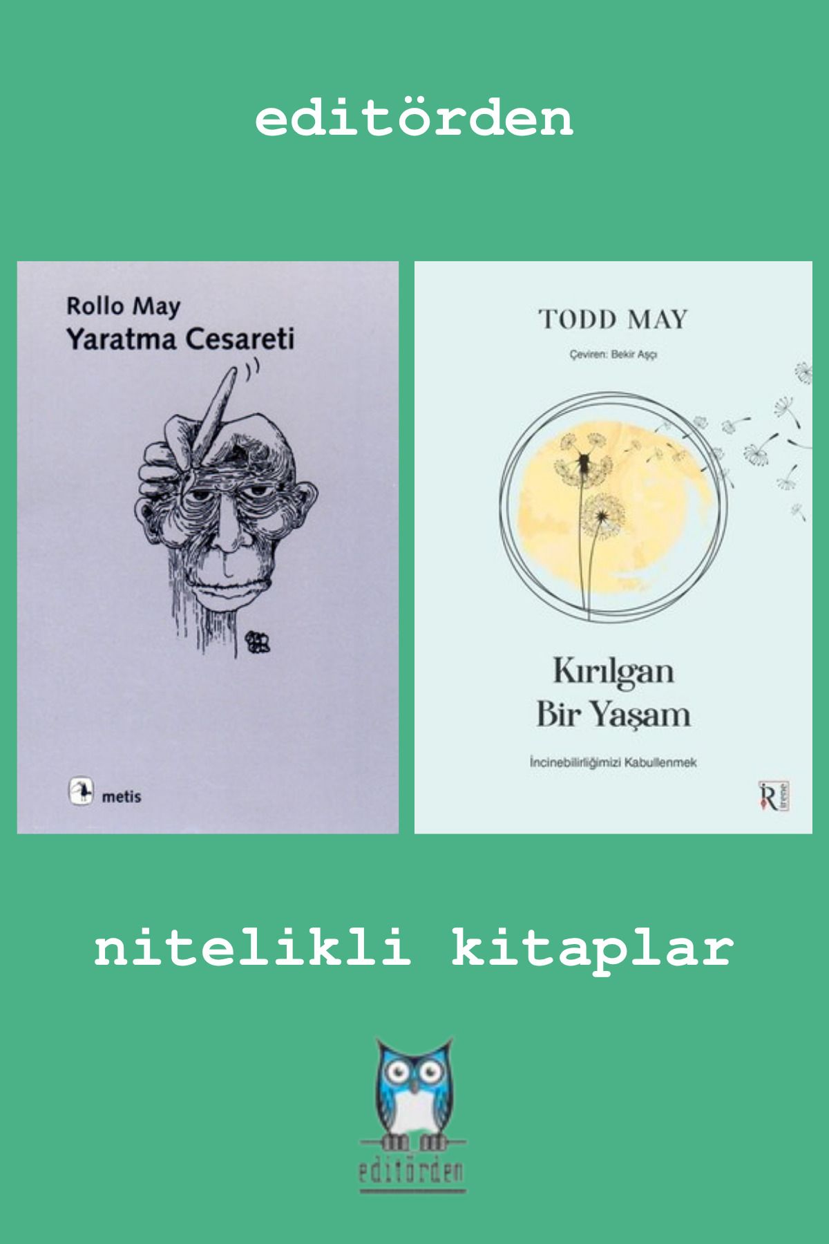 Yüzleşme Yayınları Yaratma Cesareti - Kırılgan Bir Yaşam / Todd May