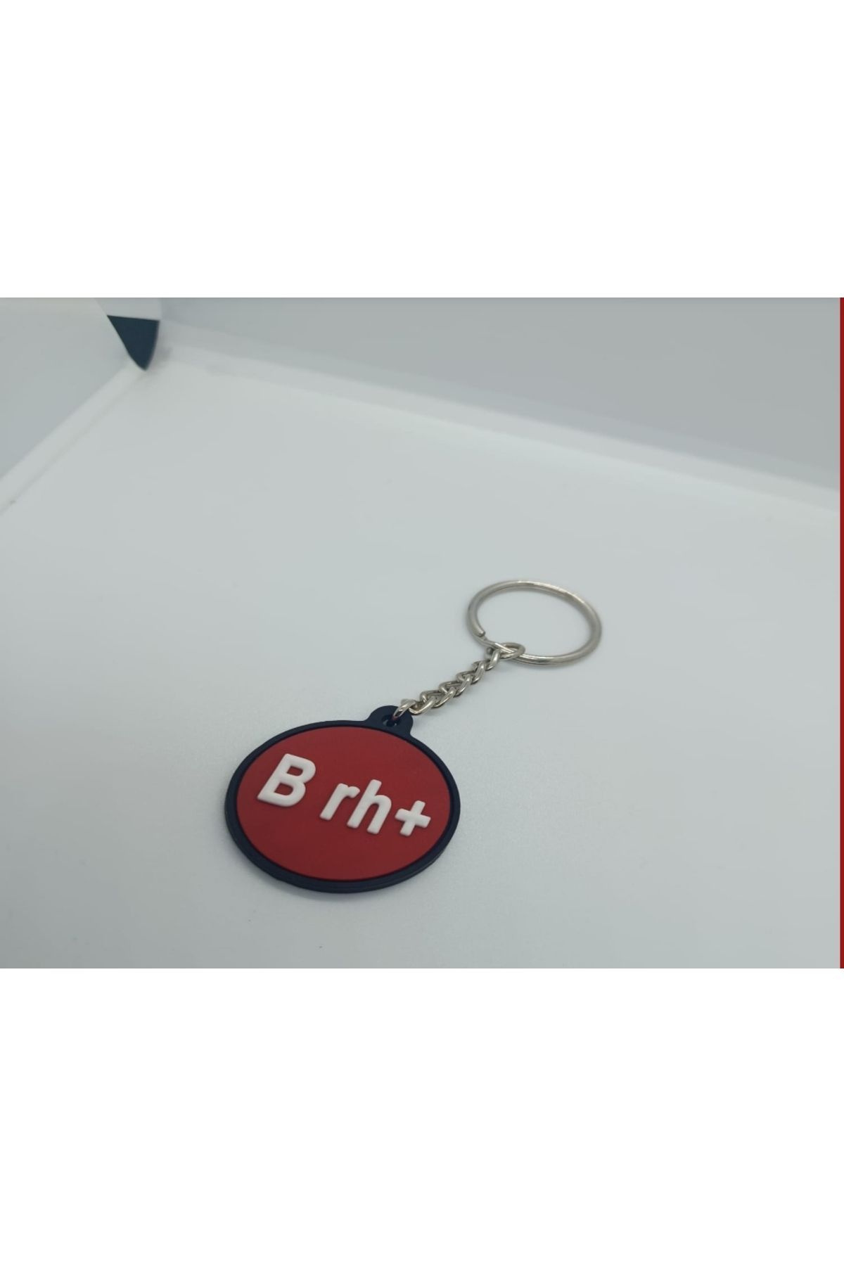 YED Kan Grubu Silikon Araç Anahtarlığı BRH+