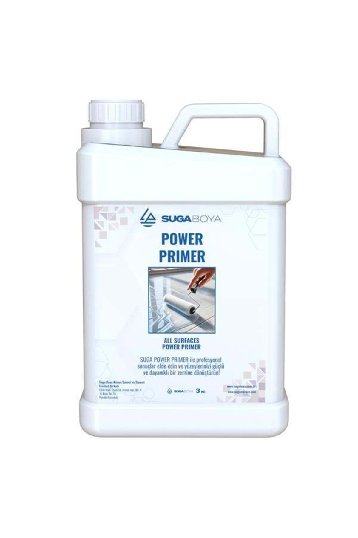 SUGA POWER PRIMER SERAMİK, FAYANS, GRANİT, PALADYEN VE BETON ASTARI 3 KG