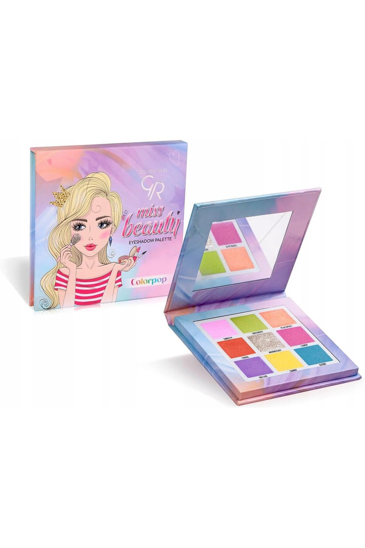 Golden Rose Miss Beauty Eyeshadow Palette Far Paleti Colorpop