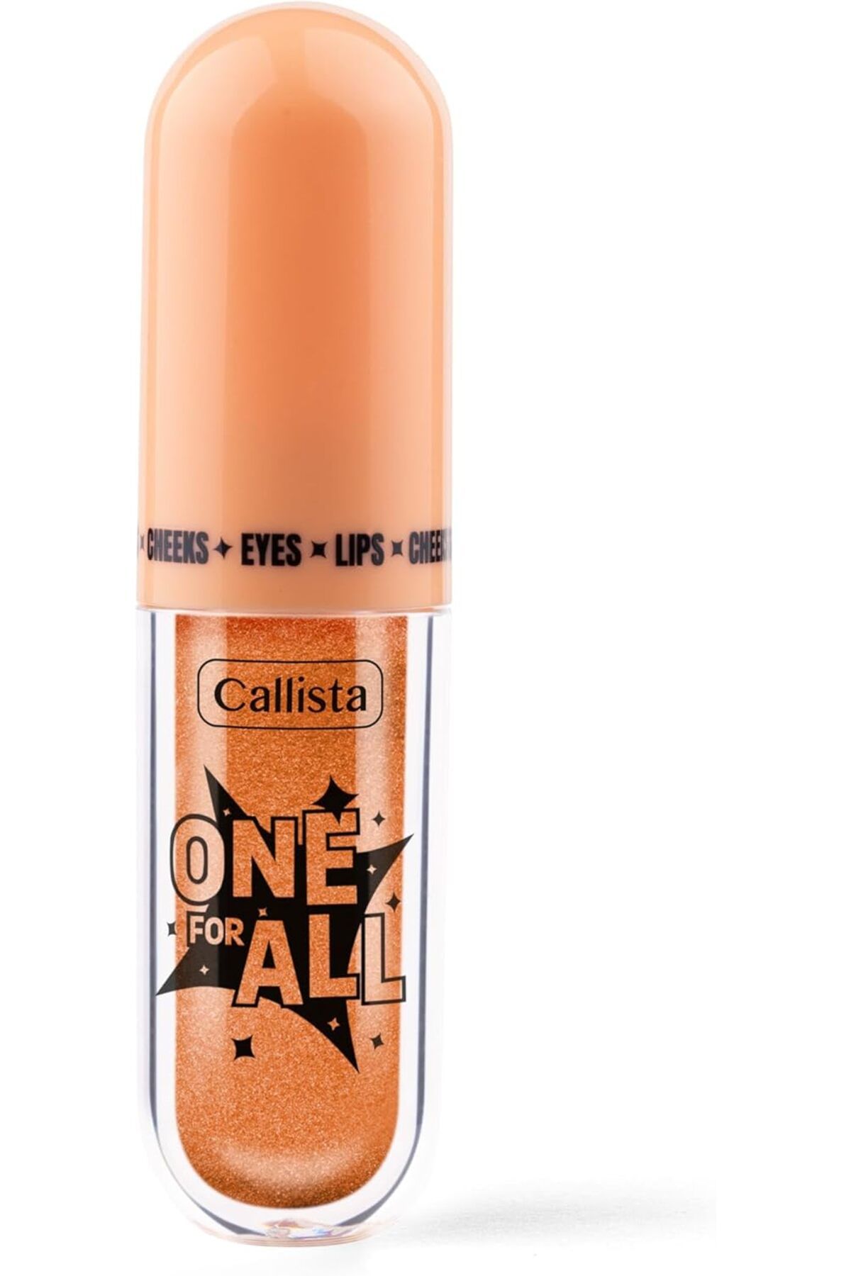 Callista One For All 04 Rich Peach Eyes & Lips & Cheeks Likit Göz Farı