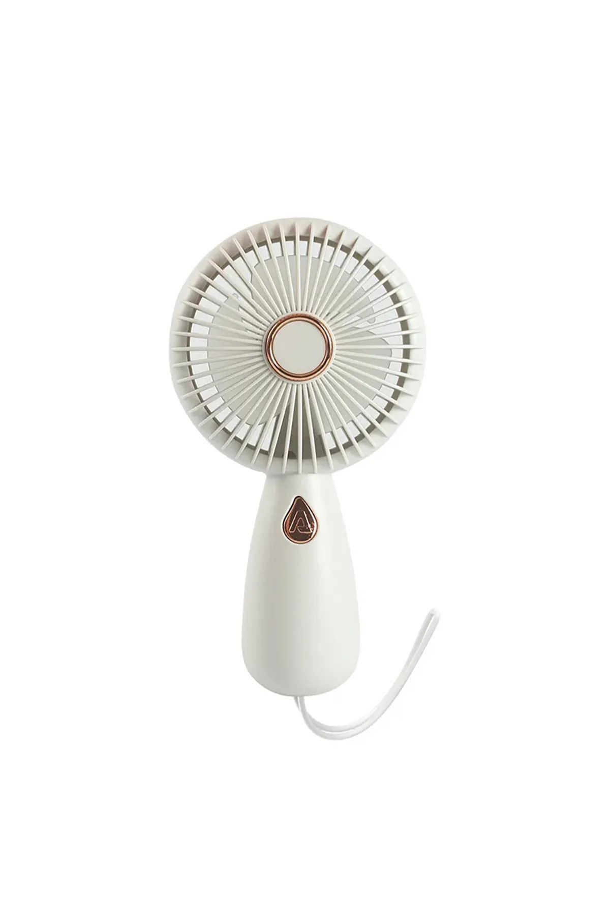 Nice For You Mini Vantilatör Şarjlı Yüksek Fan Gücü Tutmalı Fan Mini Fan Vantilatör Işıklı Vantilatör