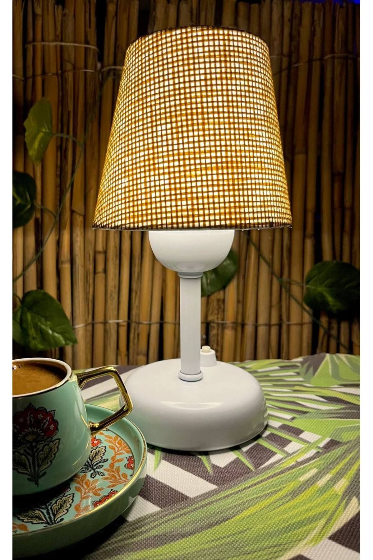 SerenityHaven LED'li ve Pilli Masa Lambası