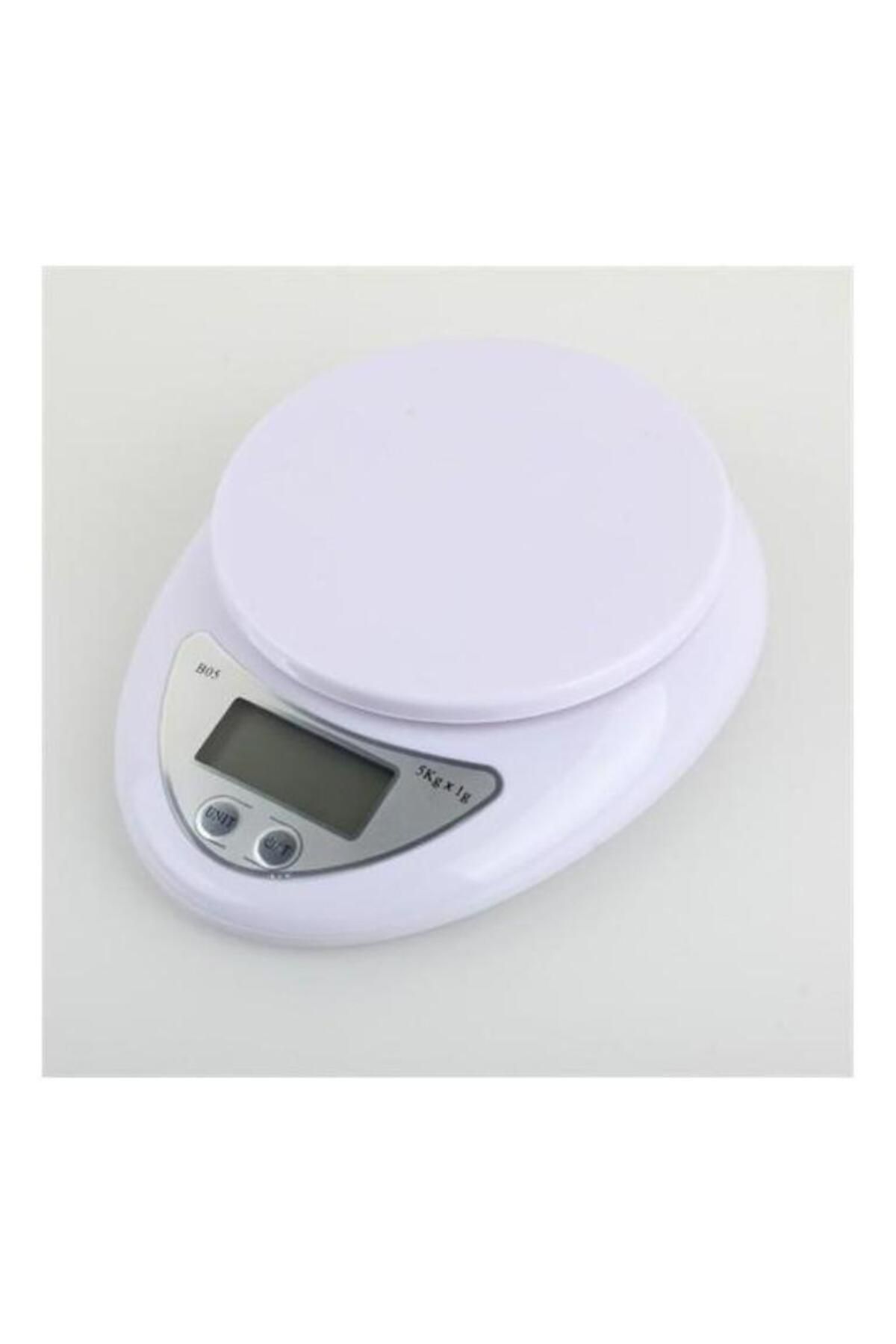 Kanonik Education Hazneli Lcd Ekran Hassas Ölçüm Sensörlü 5 Kg Kapasite Dijital Mutfak Terazisi Tartısı
