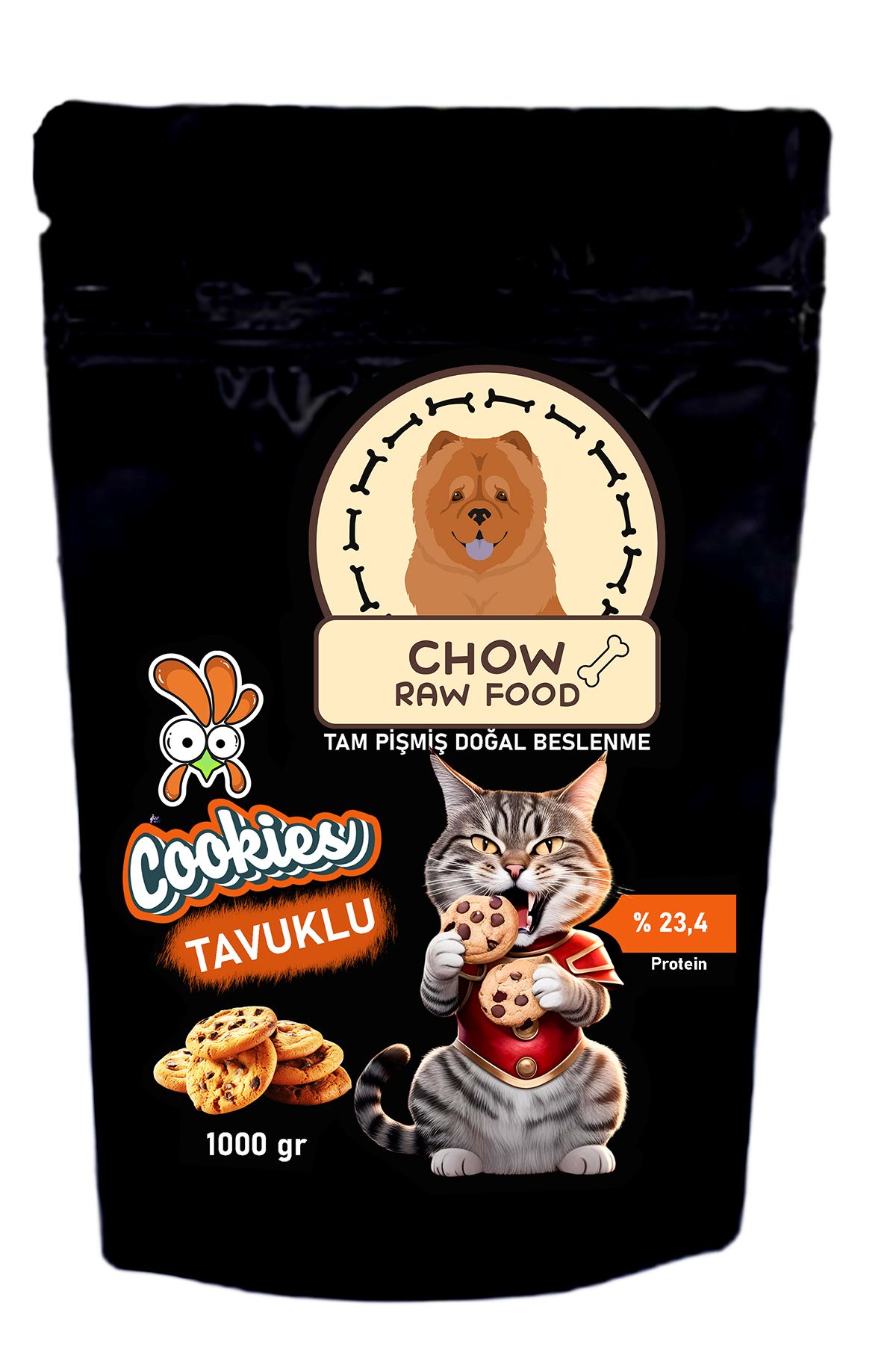 Chow 10 Kg Cookie Series Tavuklu Kedi Maması Tam Pişmiş Doğal Mama