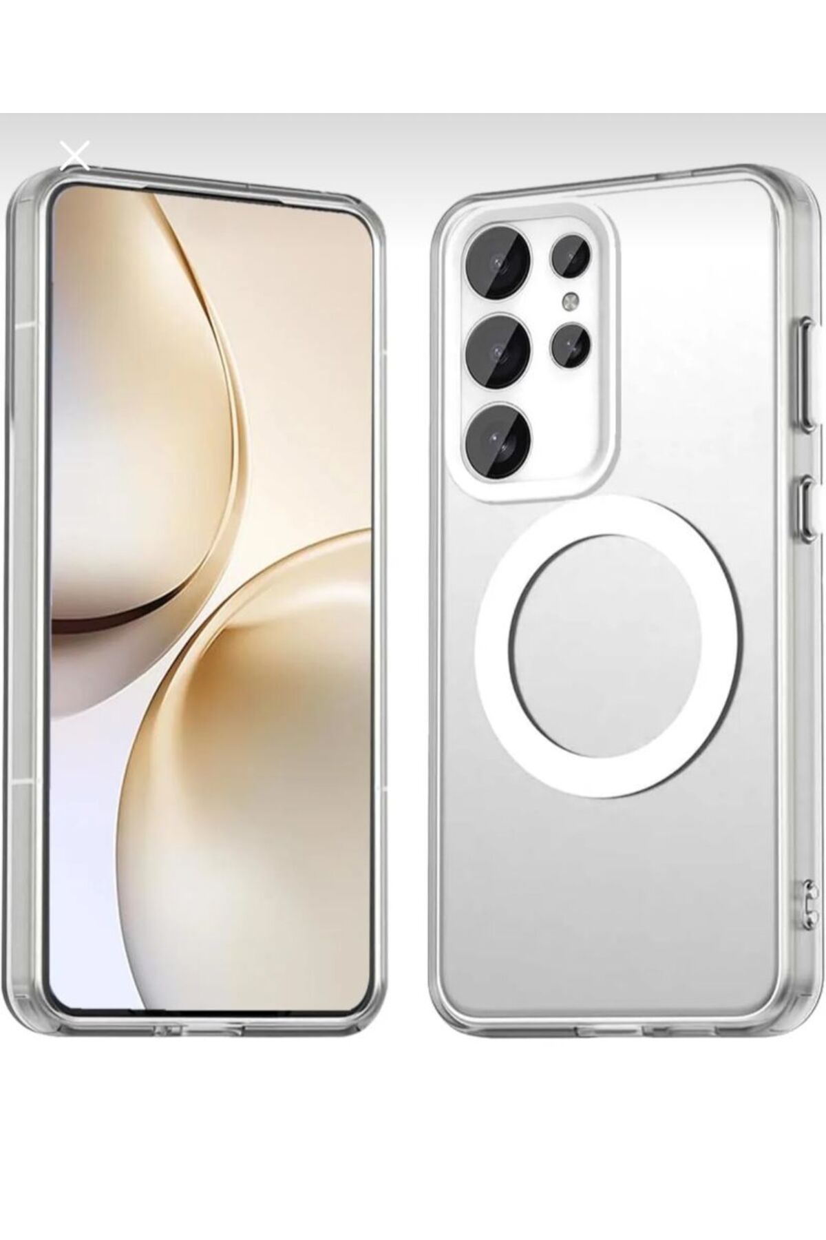 BerTech MED Samsung Galaxy S25 Plus Kılıf Kamera Çıkıntılı Mat Magsafe Özellikli Kenarları Renkli Sert Kapak