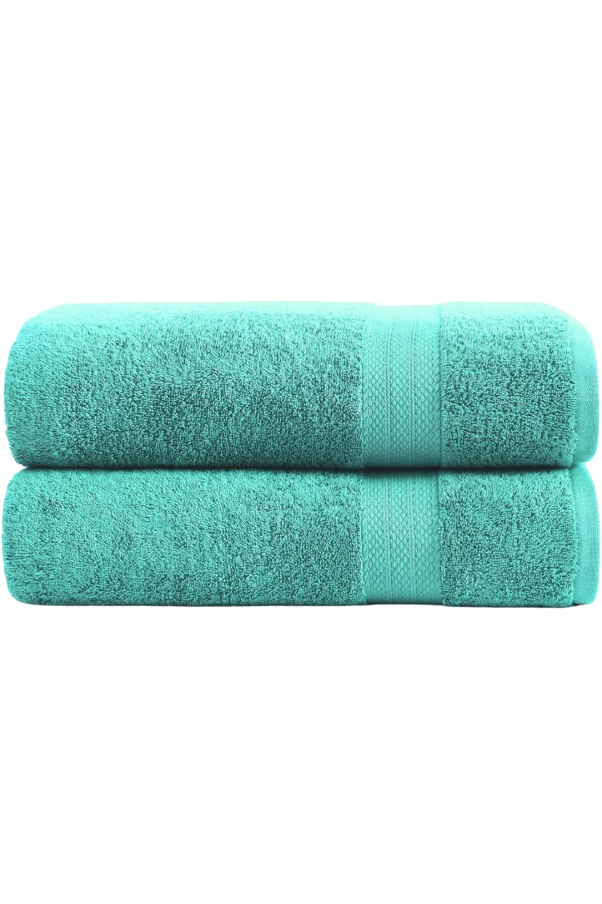KAYABEY HOME 2'li Çizgili El Yüz ve Baş Havlusu Seti 50x90 cm %100 Pamuk - Yumuşak ve Emici Misafir Havlusu