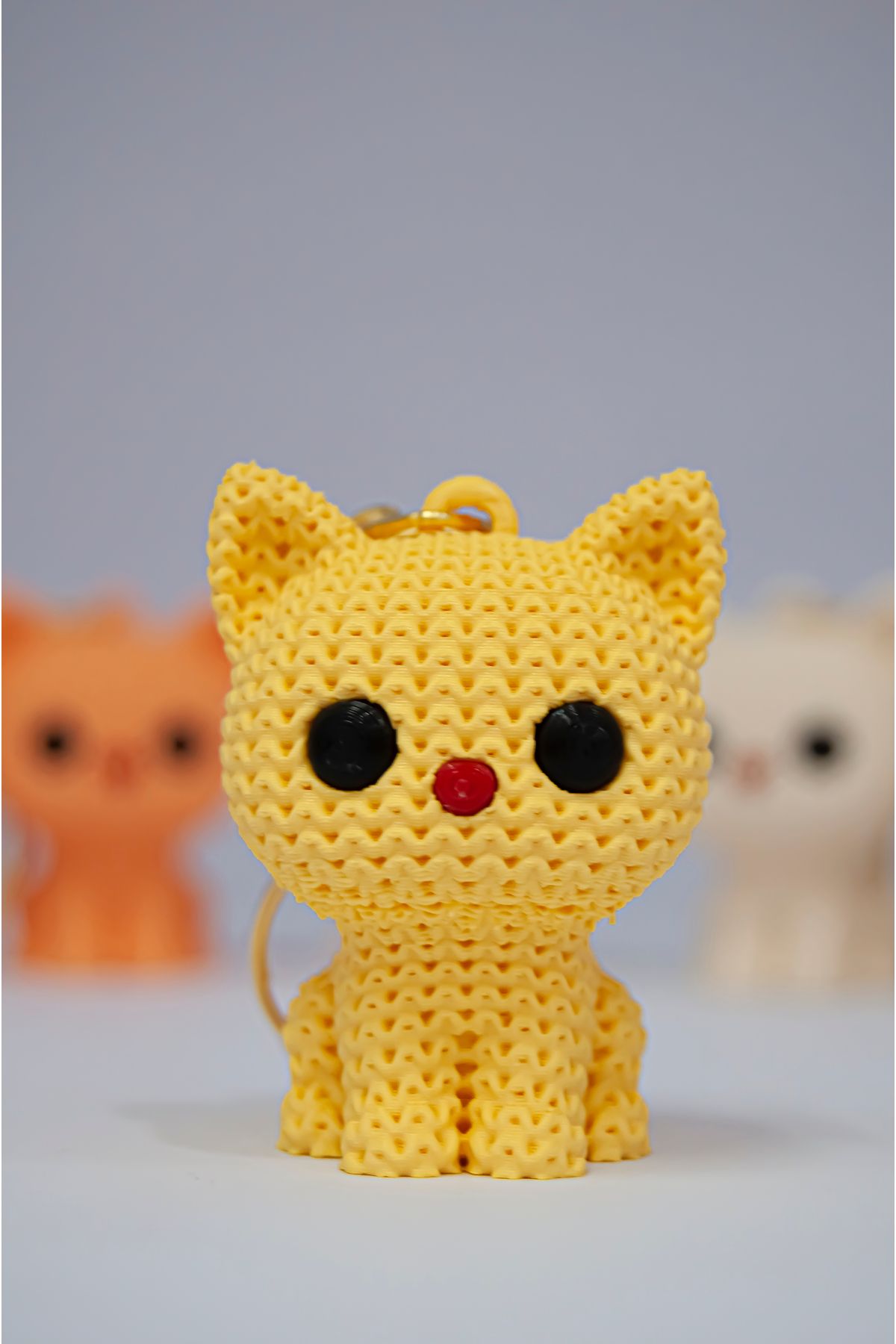 MonoCraft Sevimli Mini Kedi Anahtarlık